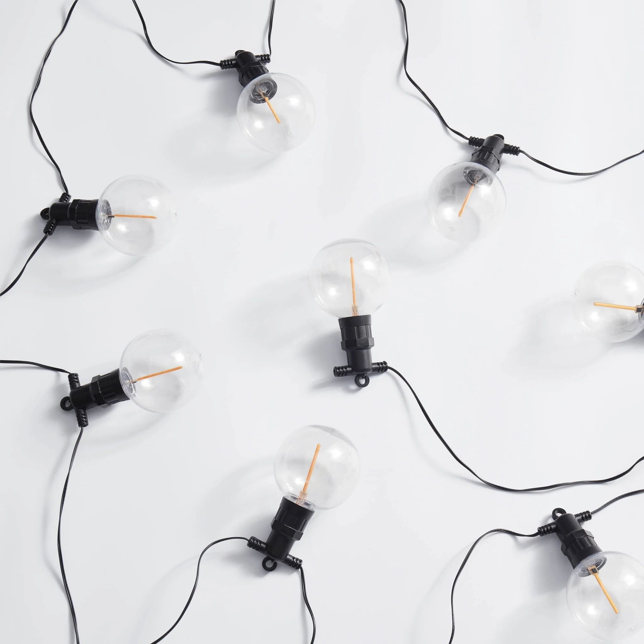 10 Indoor/Outdoor Festoon String Lights (Mains Powered) - White - Image 4