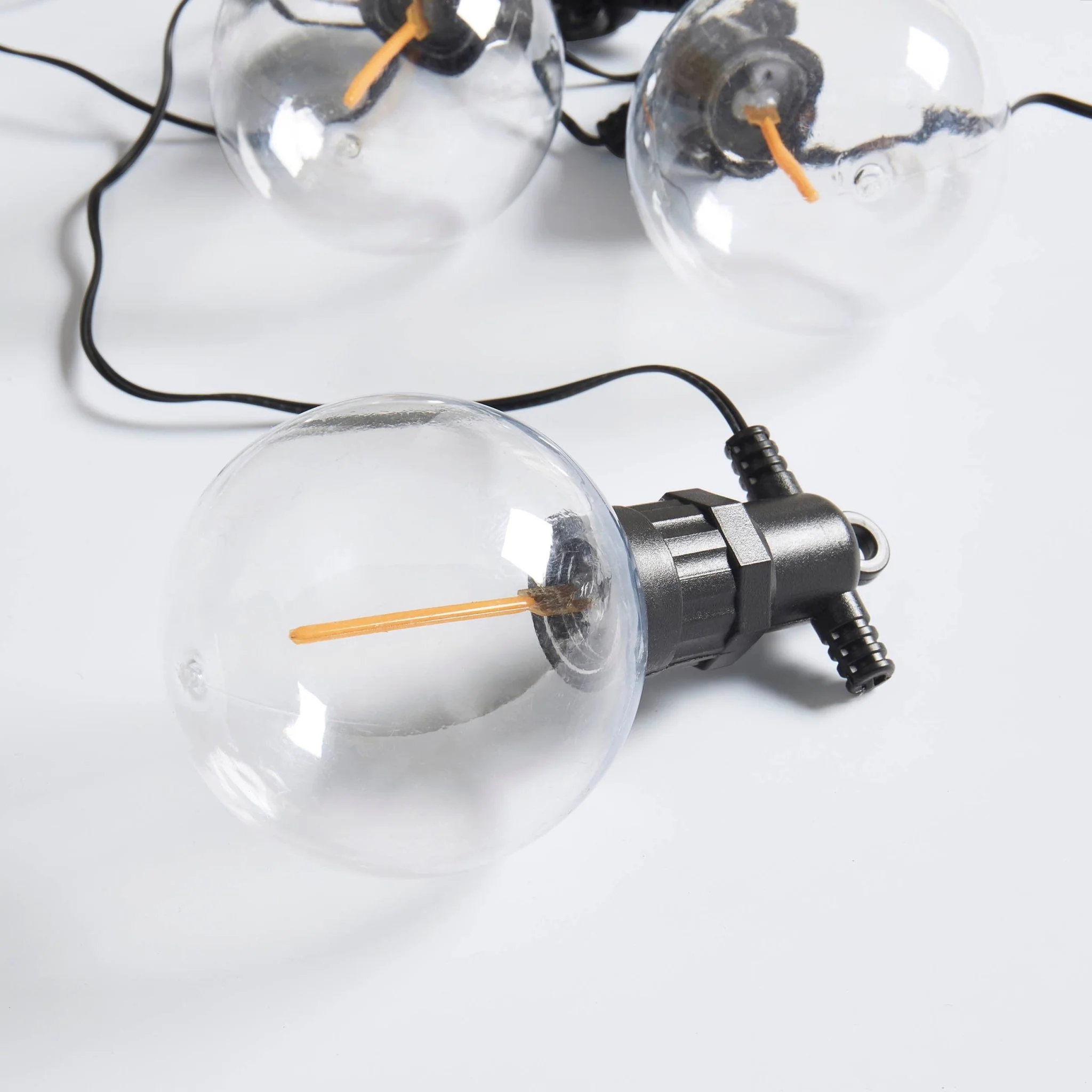 10 Indoor/Outdoor Festoon String Lights (Mains Powered) - White - Image 5