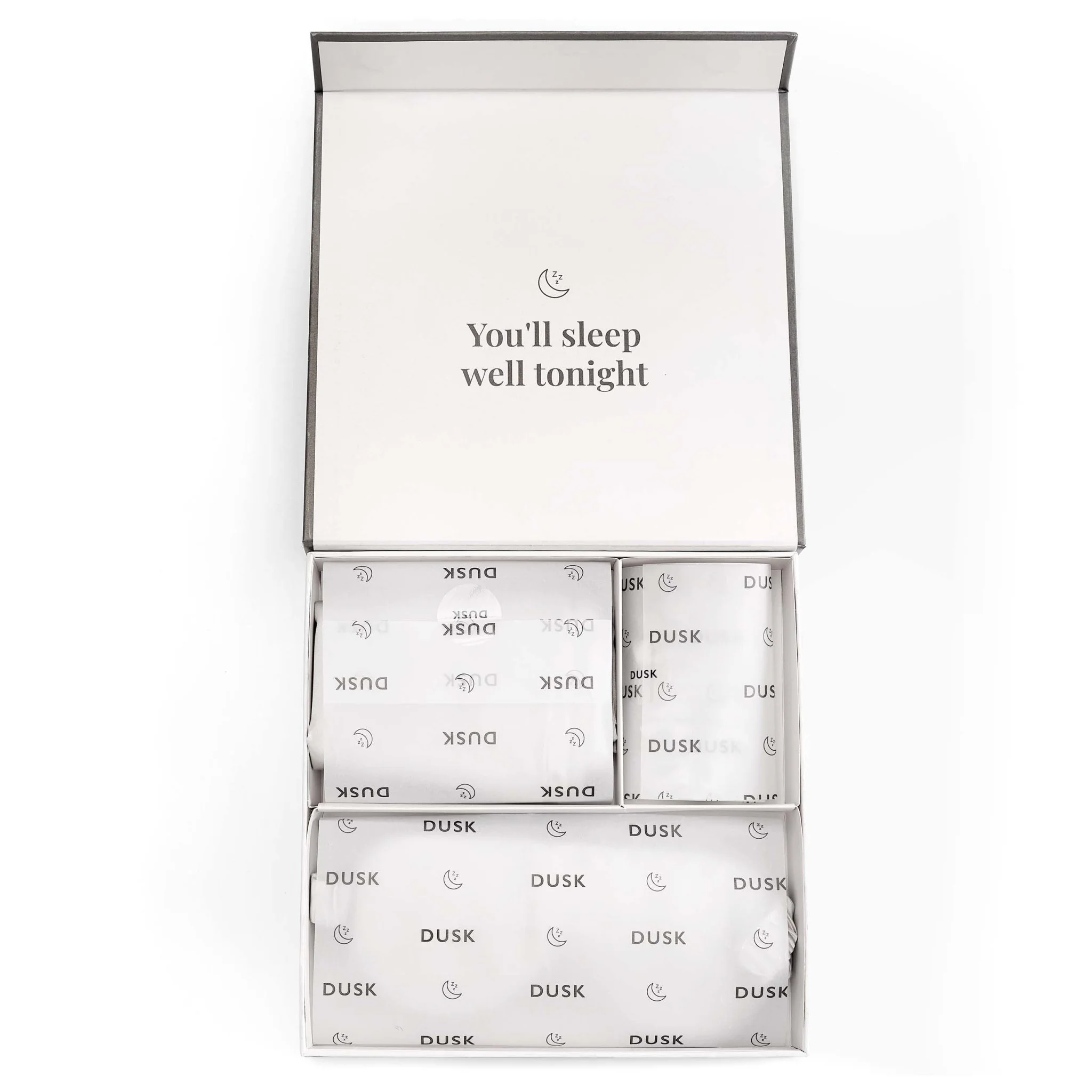 19 Momme Silk Pillowcase, Eye Mask and Hair Tie Gift Set - Champagne - Image 3