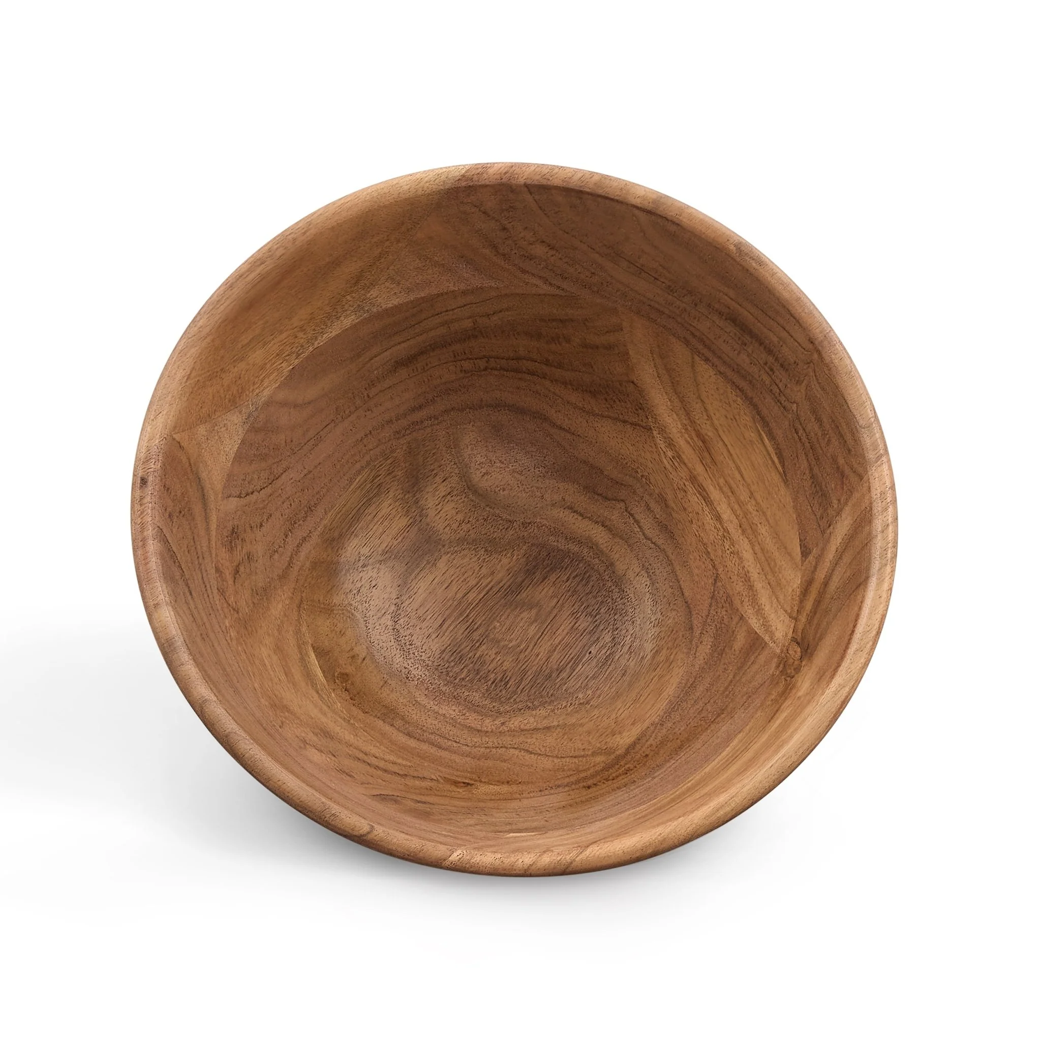 Acacia Salad Bowl with Servers - Natural - Image 6