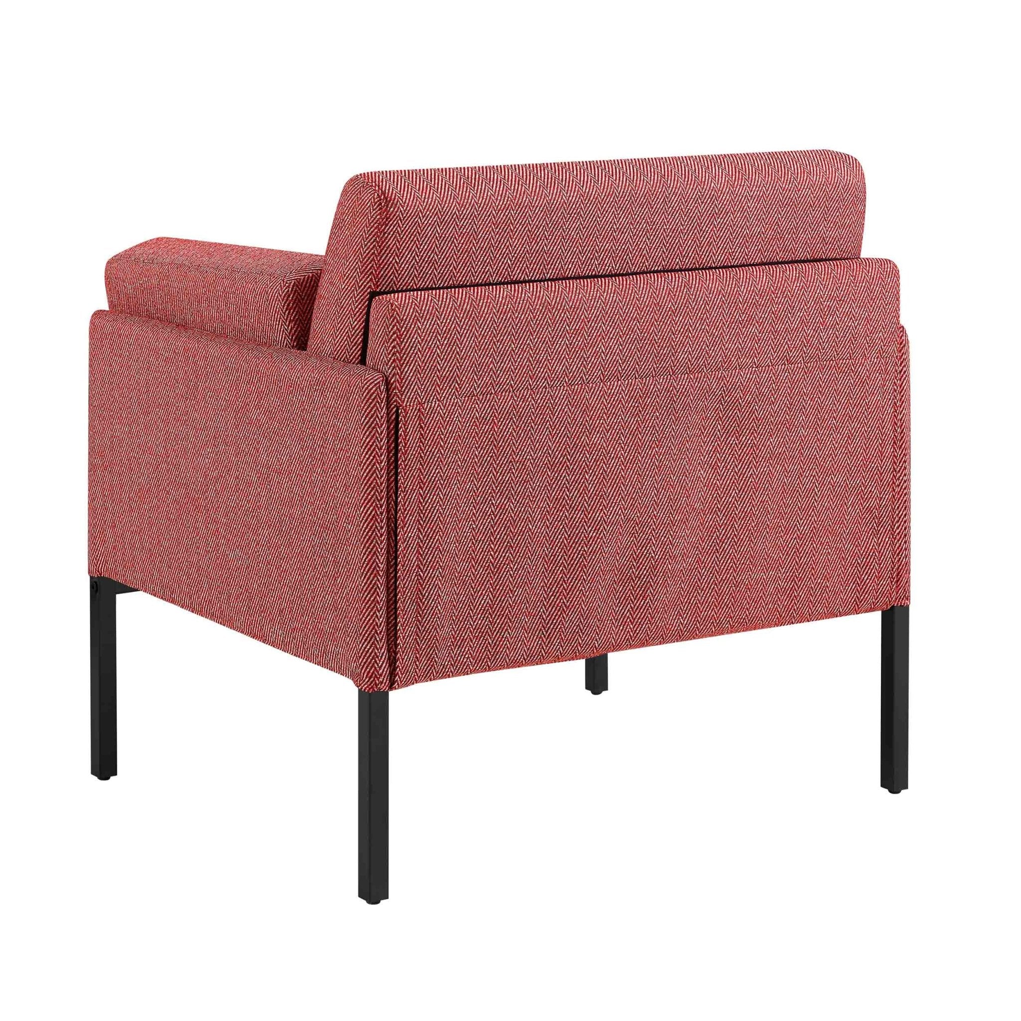 Ada Accent Chair - Berry Chevron - Image 4