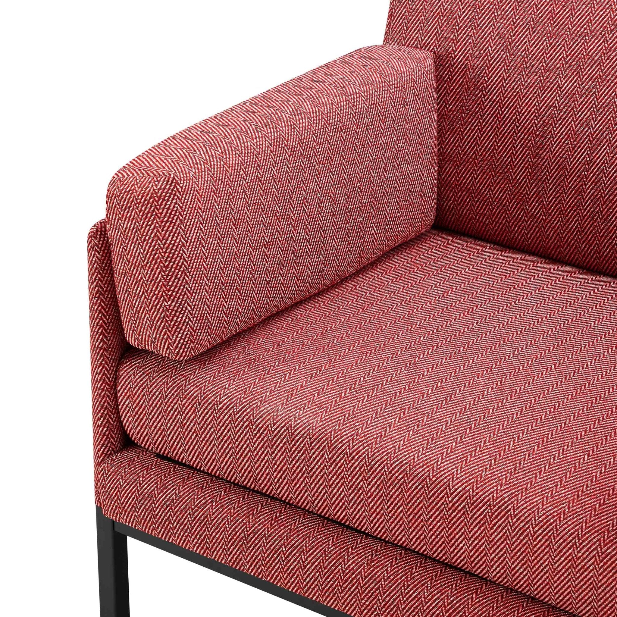Ada Accent Chair - Berry Chevron - Image 5