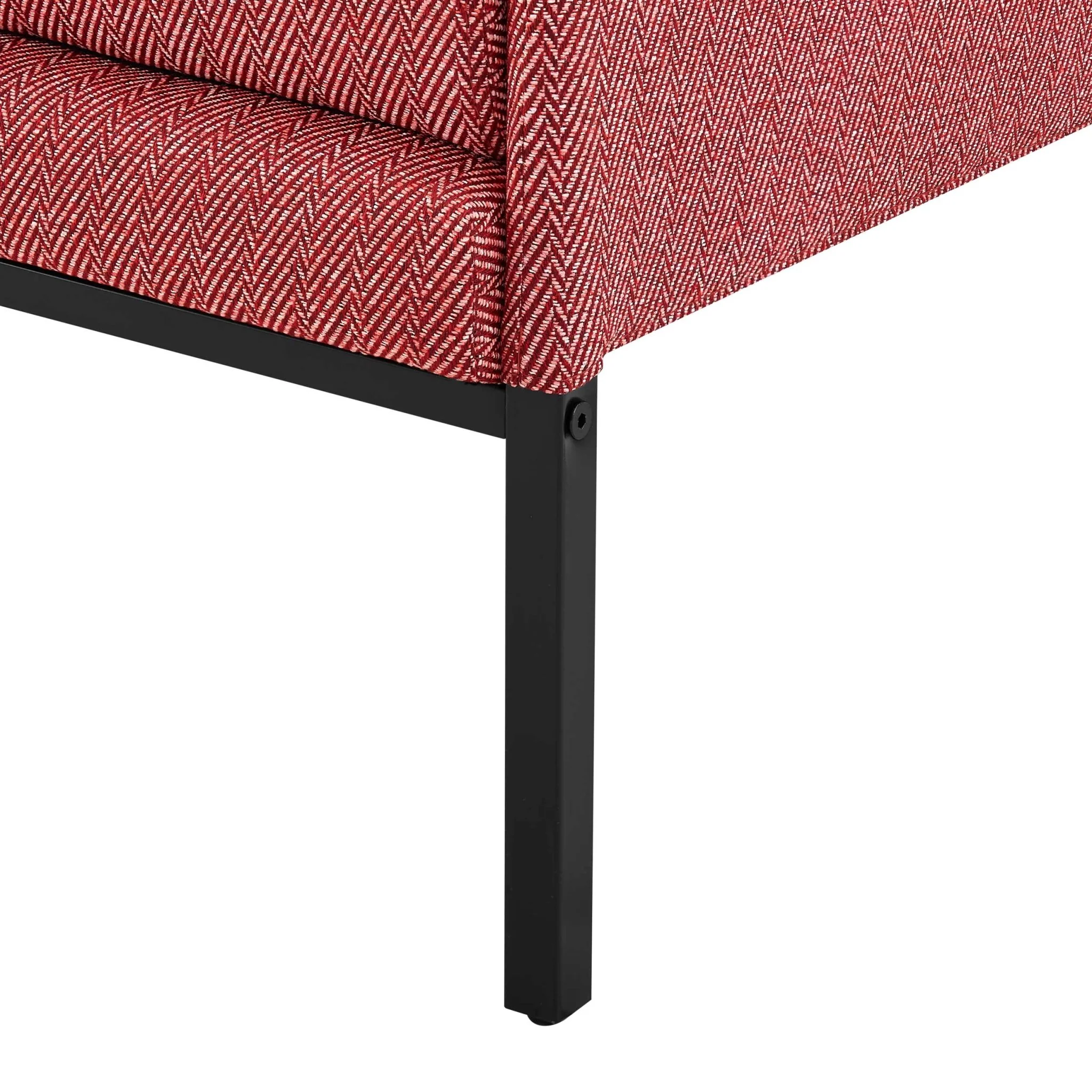Ada Accent Chair - Berry Chevron - Image 6