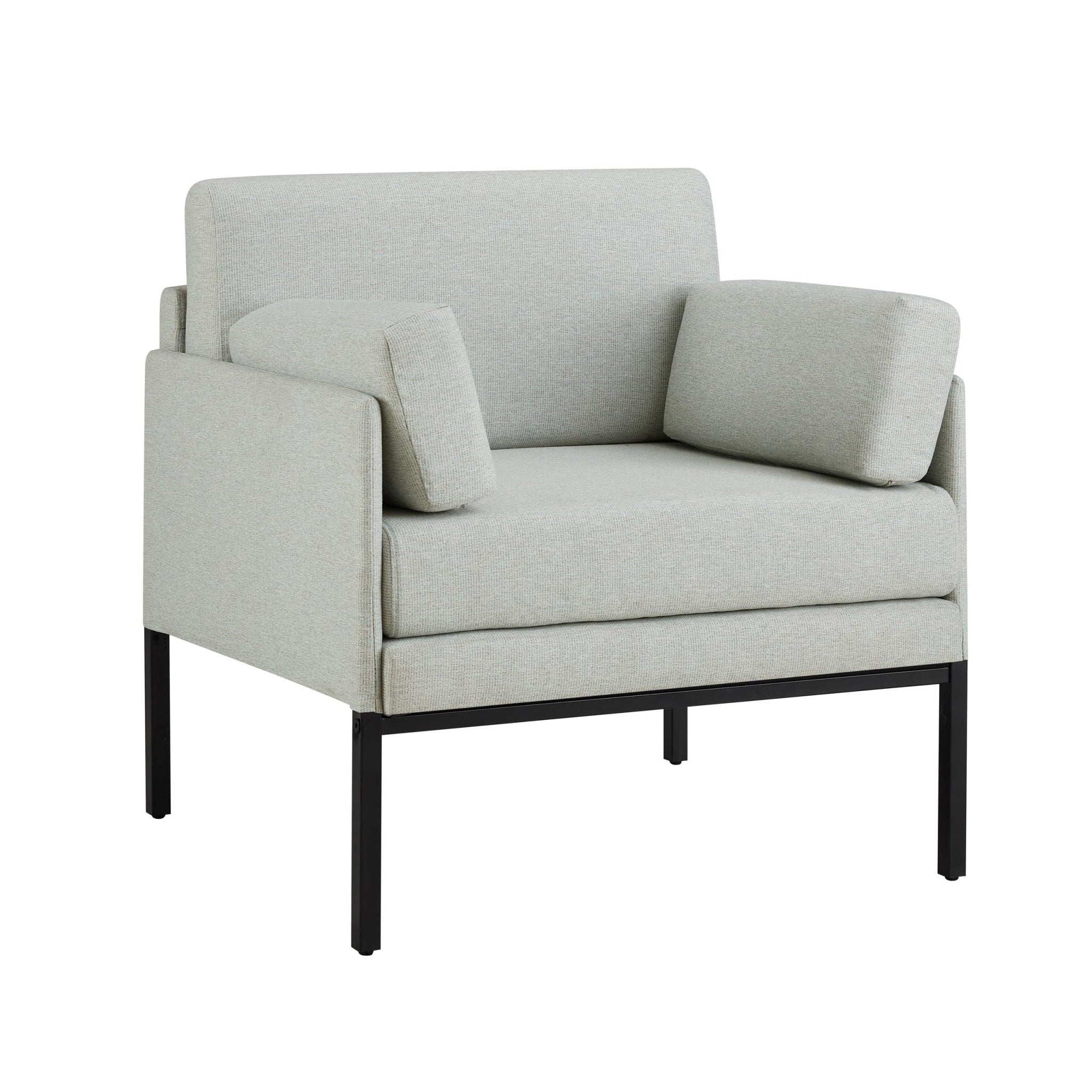 Ada Accent Chair - Blue Stripe - Image 3