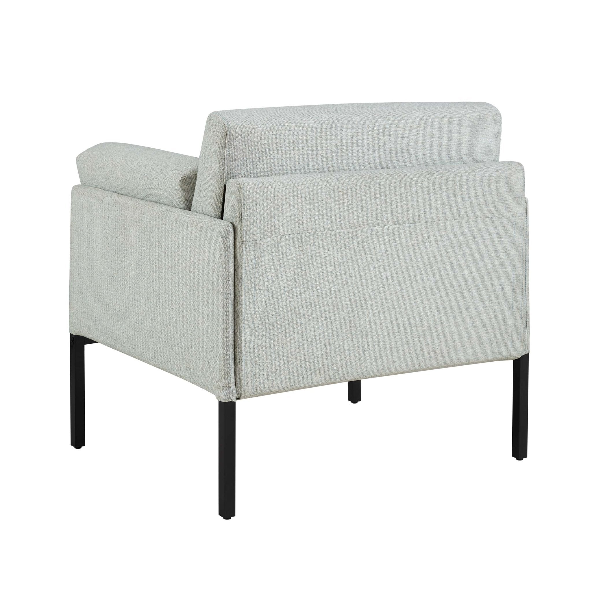 Ada Accent Chair - Blue Stripe - Image 4