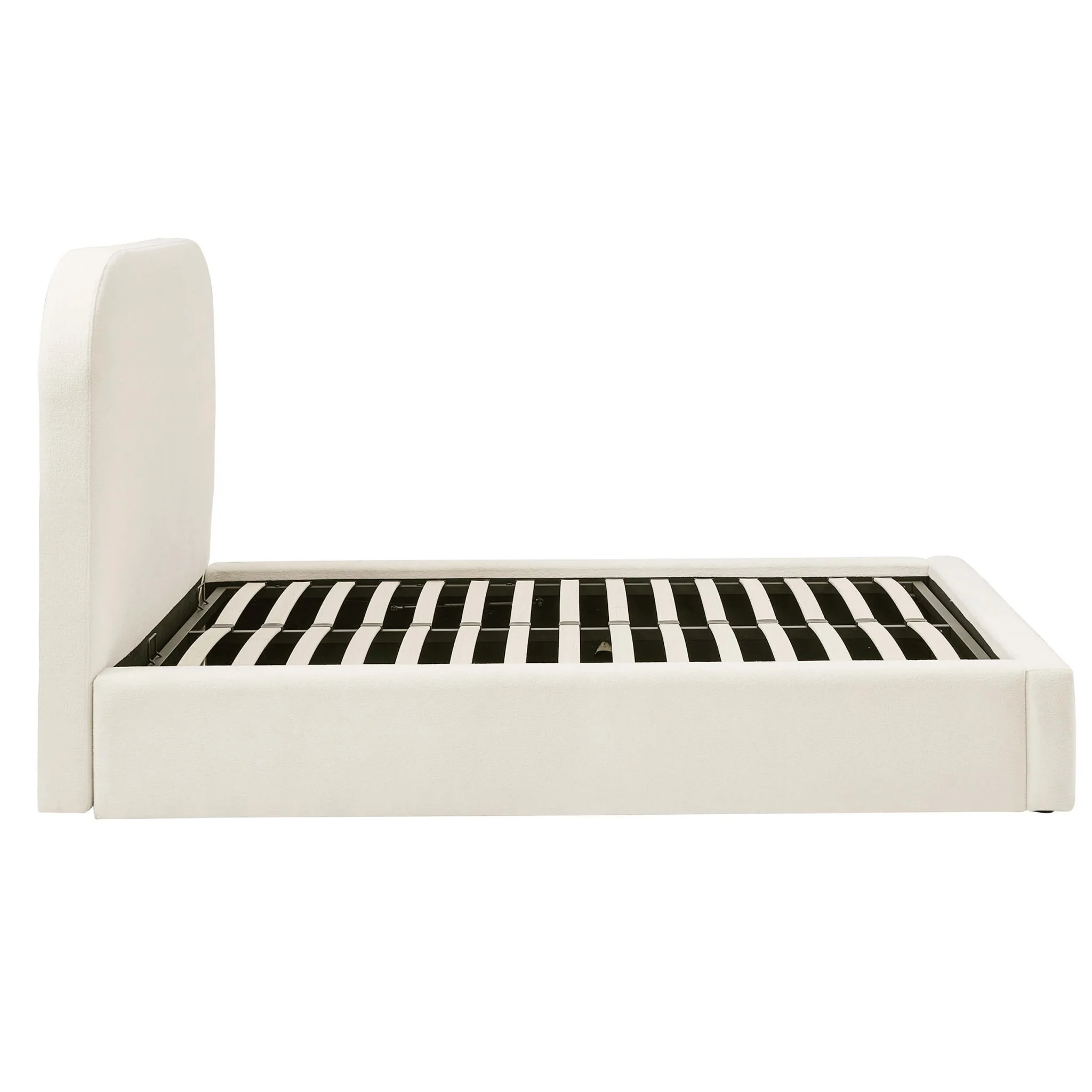 Aintree Ottoman Storage Bed - Teddy Cream - Image 12