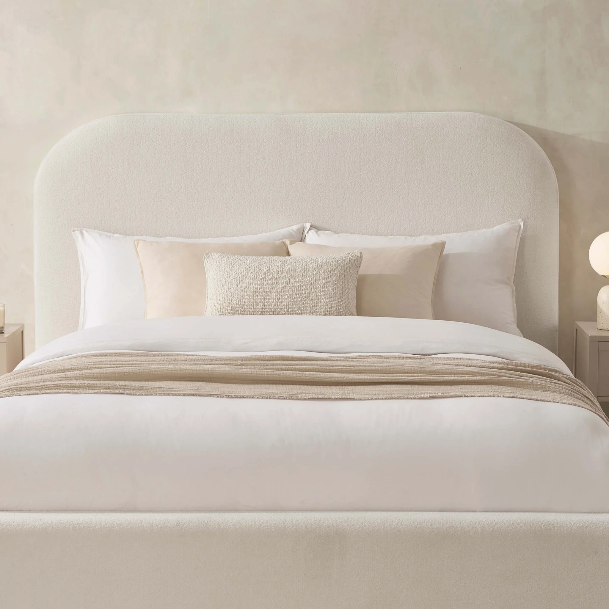 Aintree Ottoman Storage Bed - Teddy Cream - Image 5