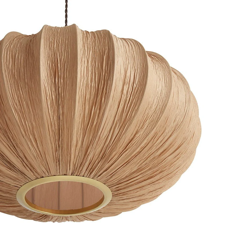 Akari Origami Easy-Fit Ceiling Light Shade - Natural - Image 6