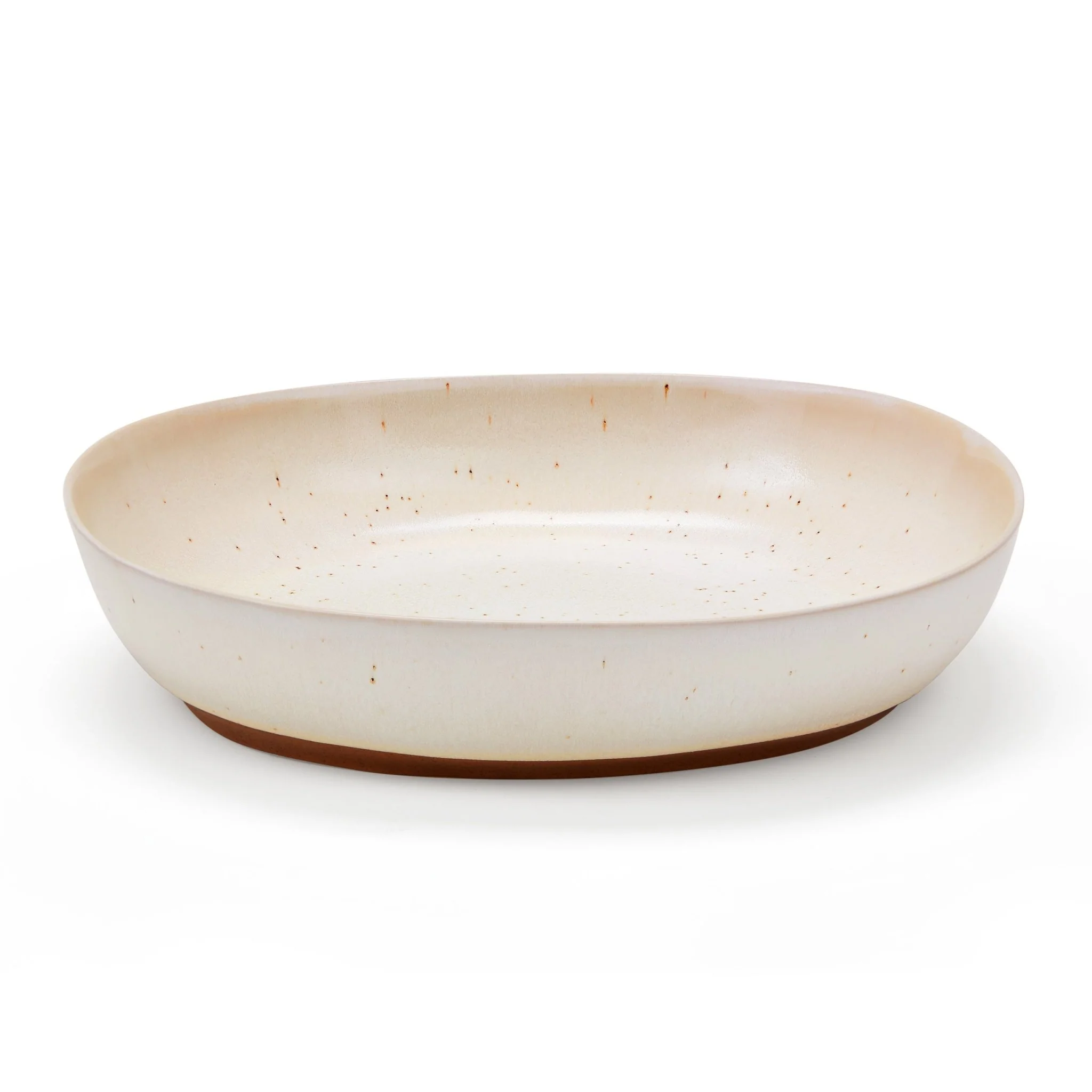 Alfredo Speckled Stoneware Serving Bowl - Natural - Image 3
