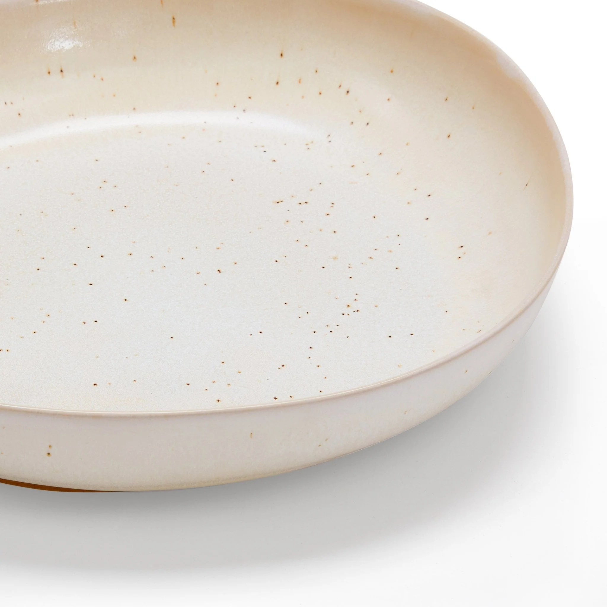 Alfredo Speckled Stoneware Serving Bowl - Natural - Image 5