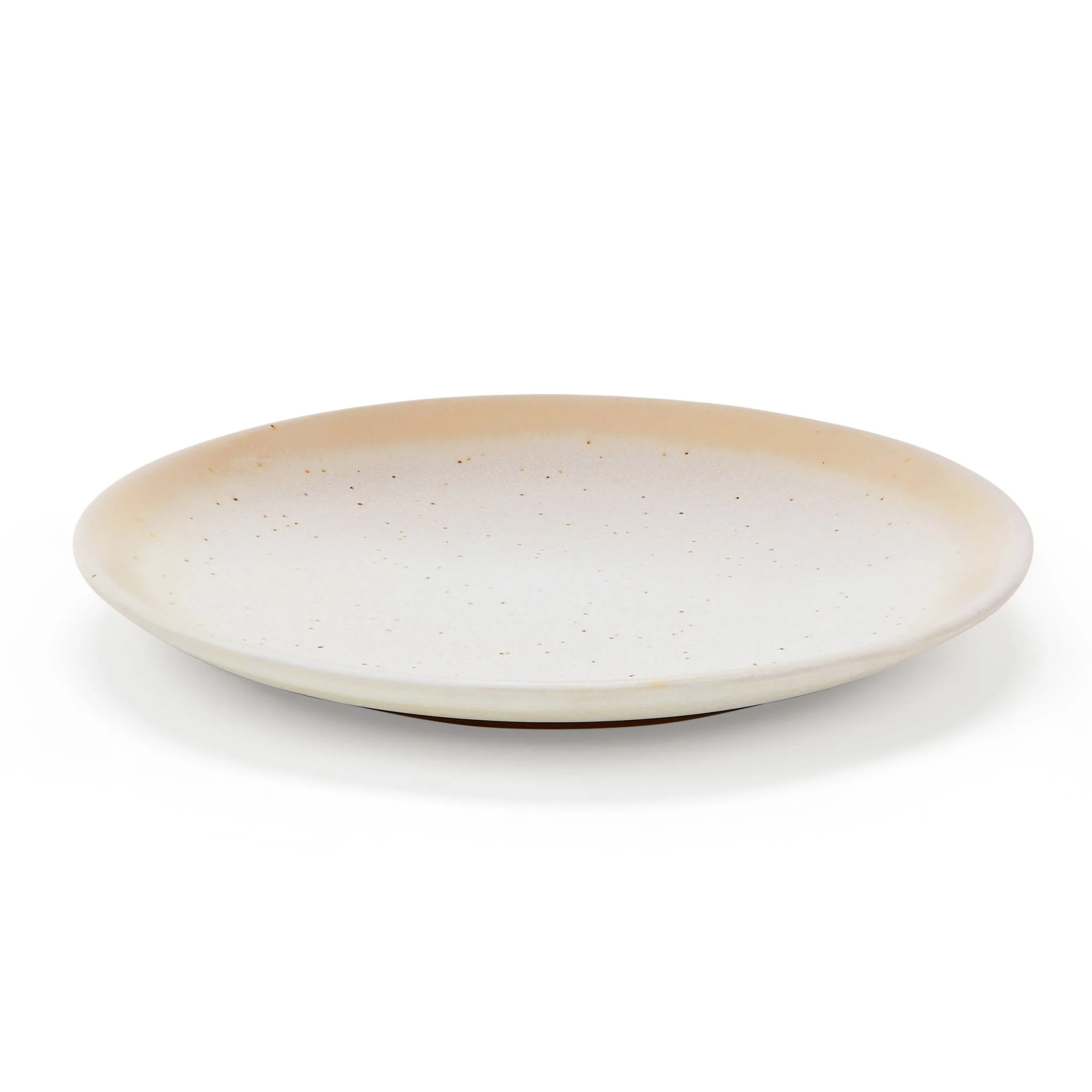 Alfredo Speckled Stoneware Set of 4 Dinner Plates - Natural - Image 3
