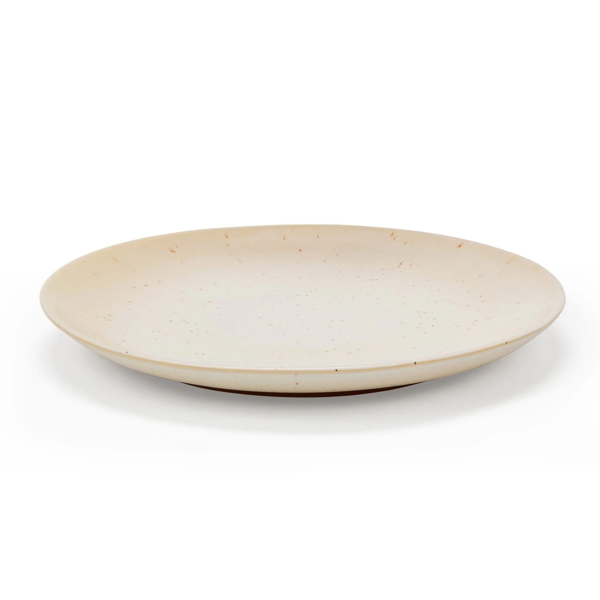 Alfredo Speckled Stoneware Set of 4 Side Plates - Natural - Image 4