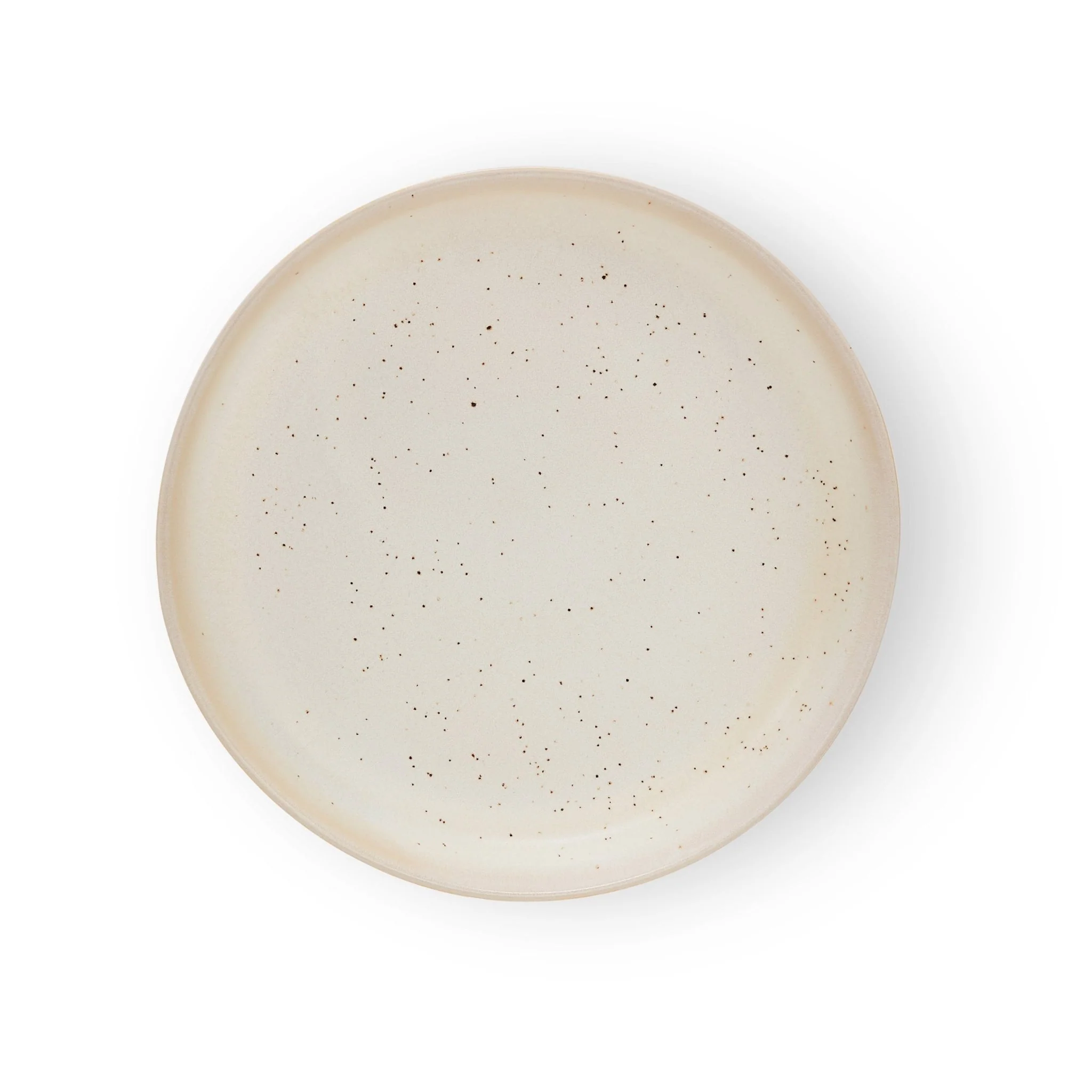 Alfredo Speckled Stoneware Set of 4 Side Plates - Natural - Image 5