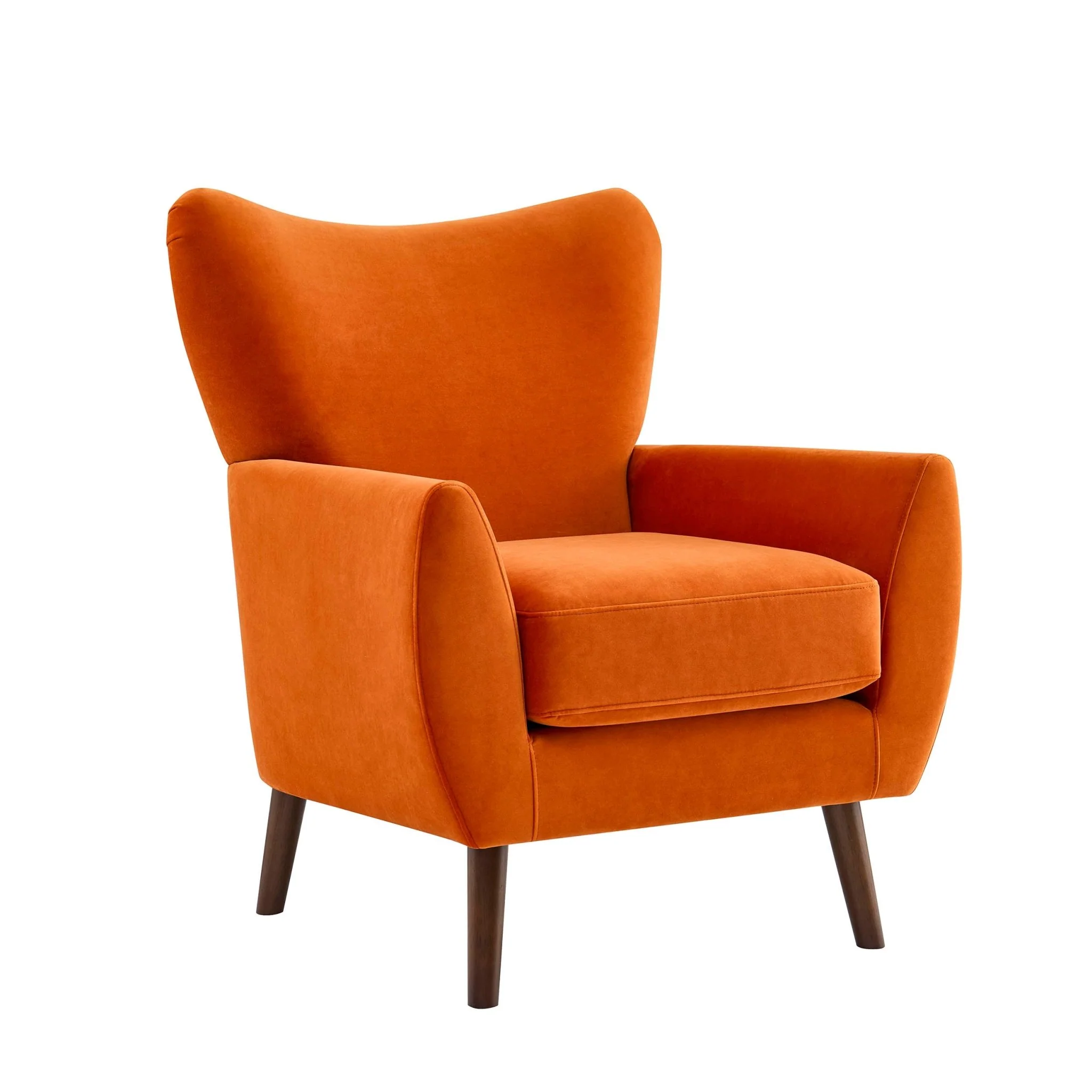 Alia Accent Chair - Bright Orange - Image 3