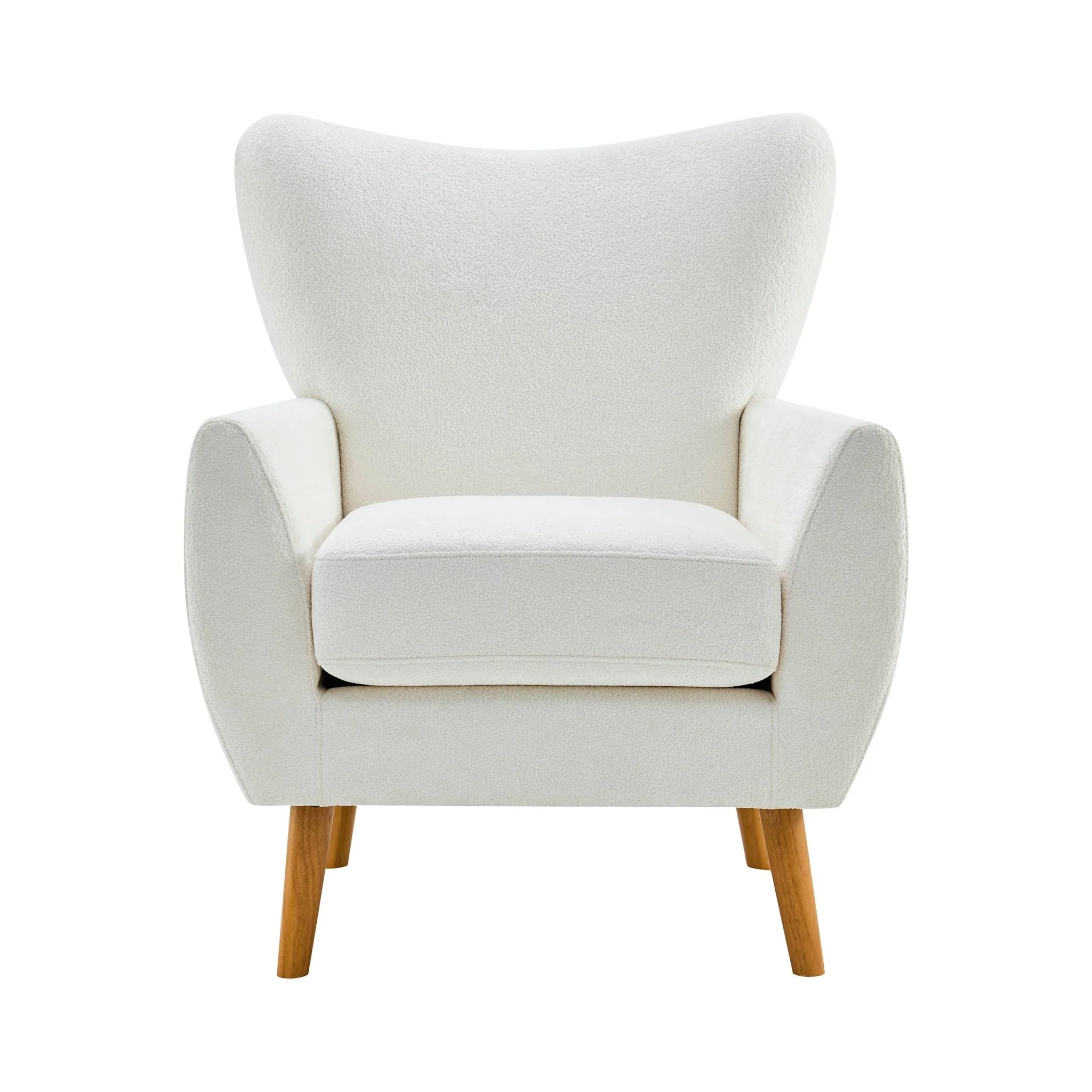 Alia Accent Chair - Chenille Ecru - Image 2