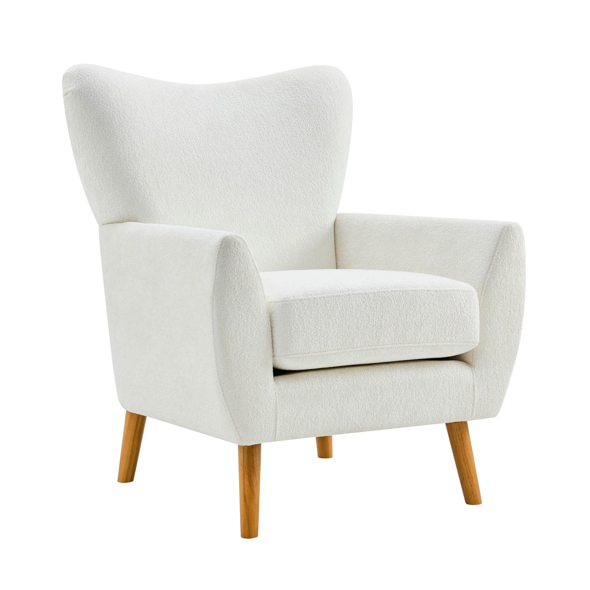 Alia Accent Chair - Chenille Ecru - Image 3