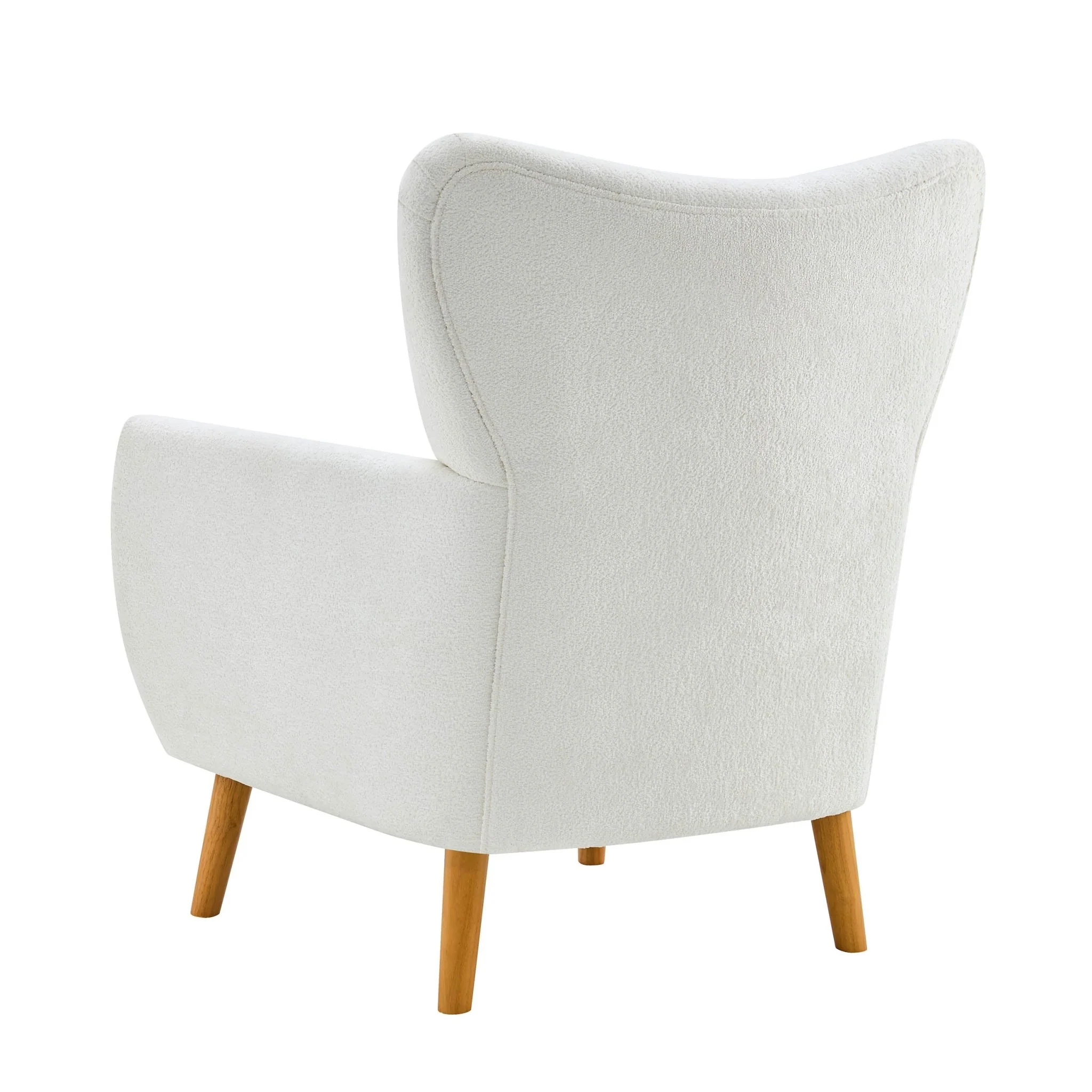 Alia Accent Chair - Chenille Ecru - Image 5