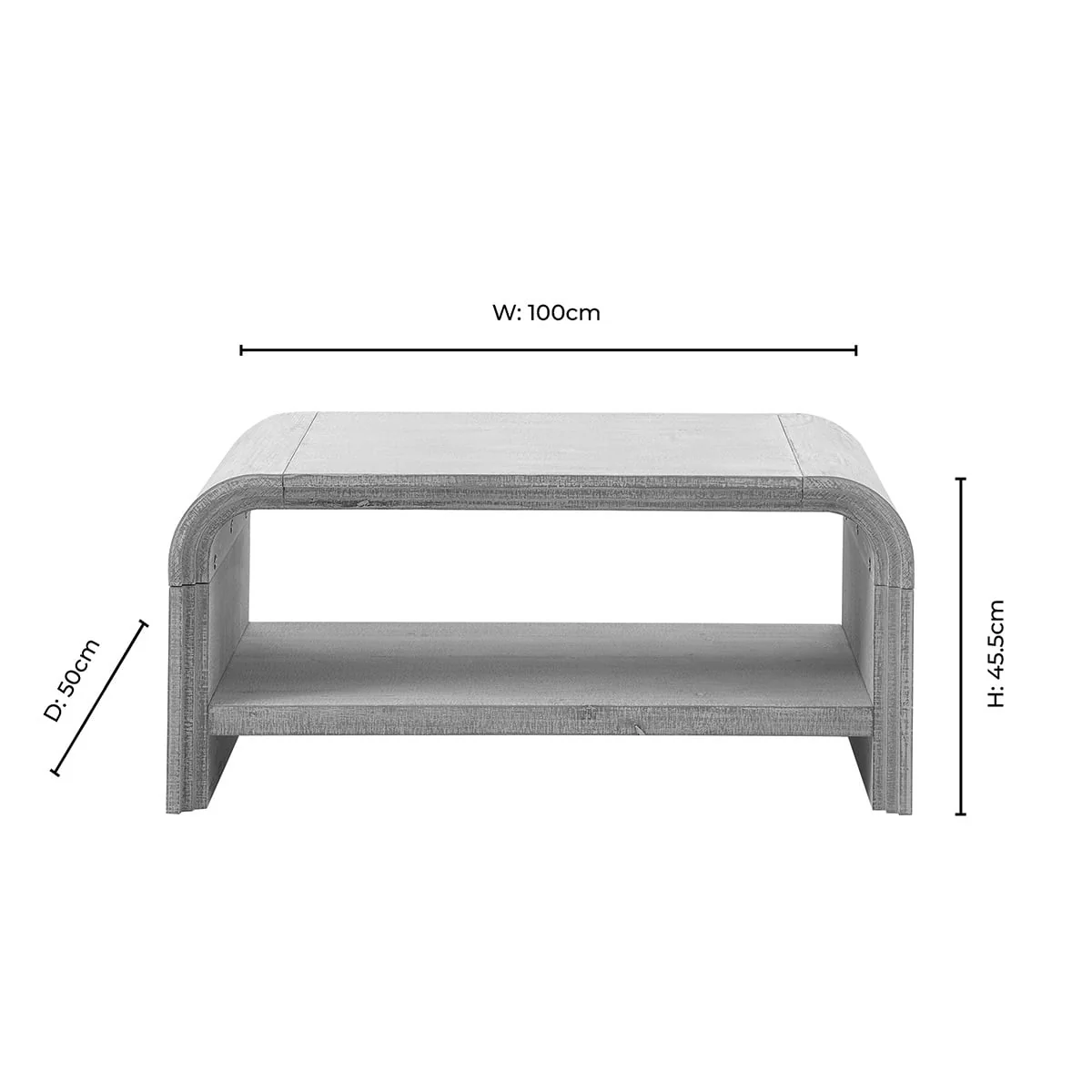 Alora Coffee Table - Washed Wood - Image 7