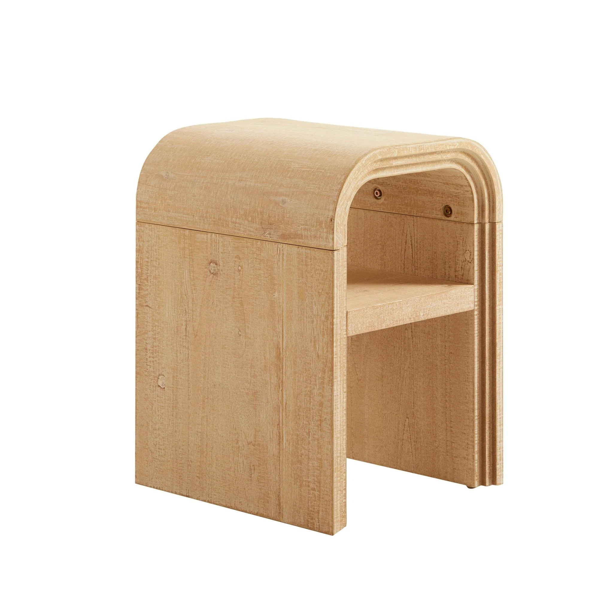 Alora Side Table- Washed Wood - Image 4