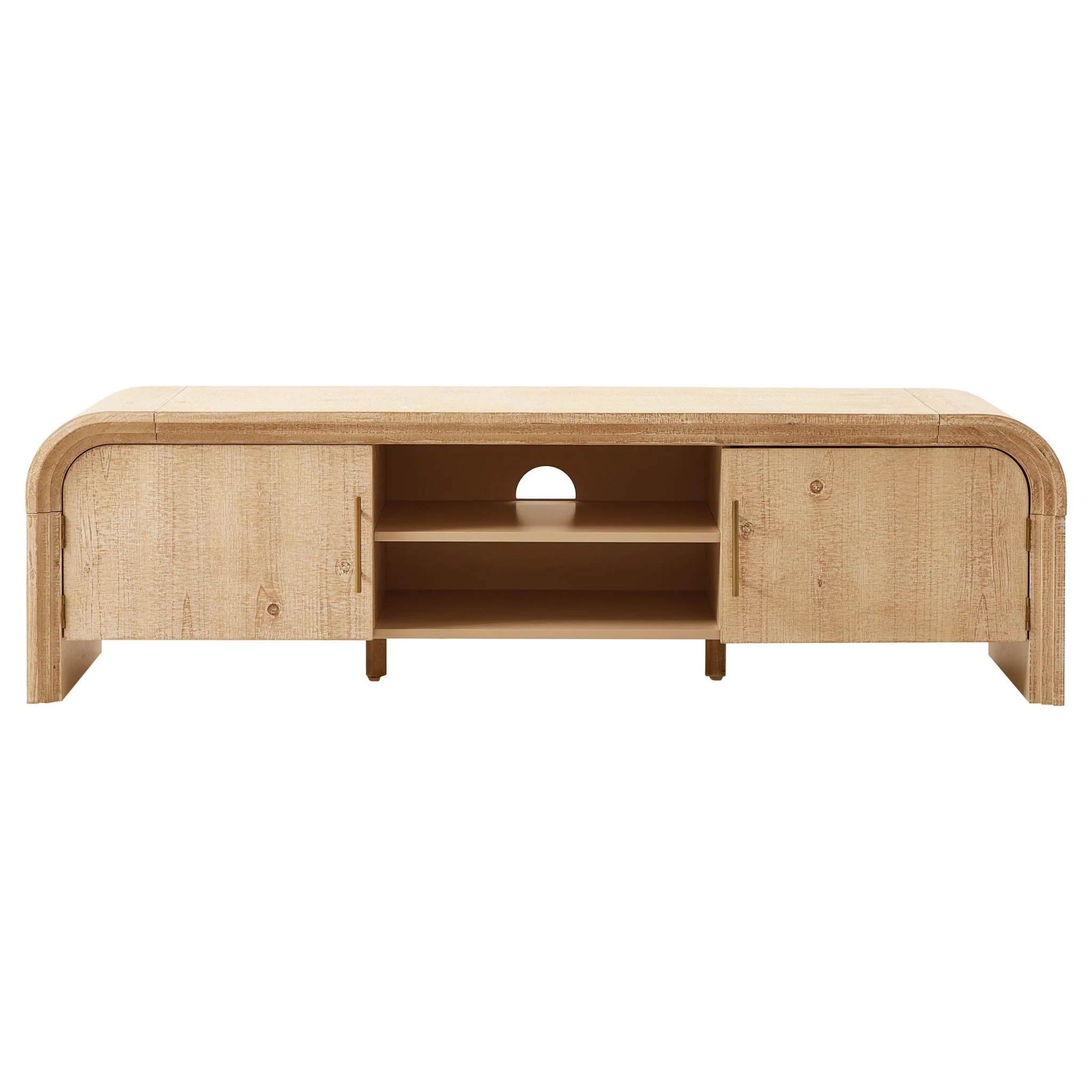 Alora Tv Unit for TVs up to 60"- Washed Wood - Image 3