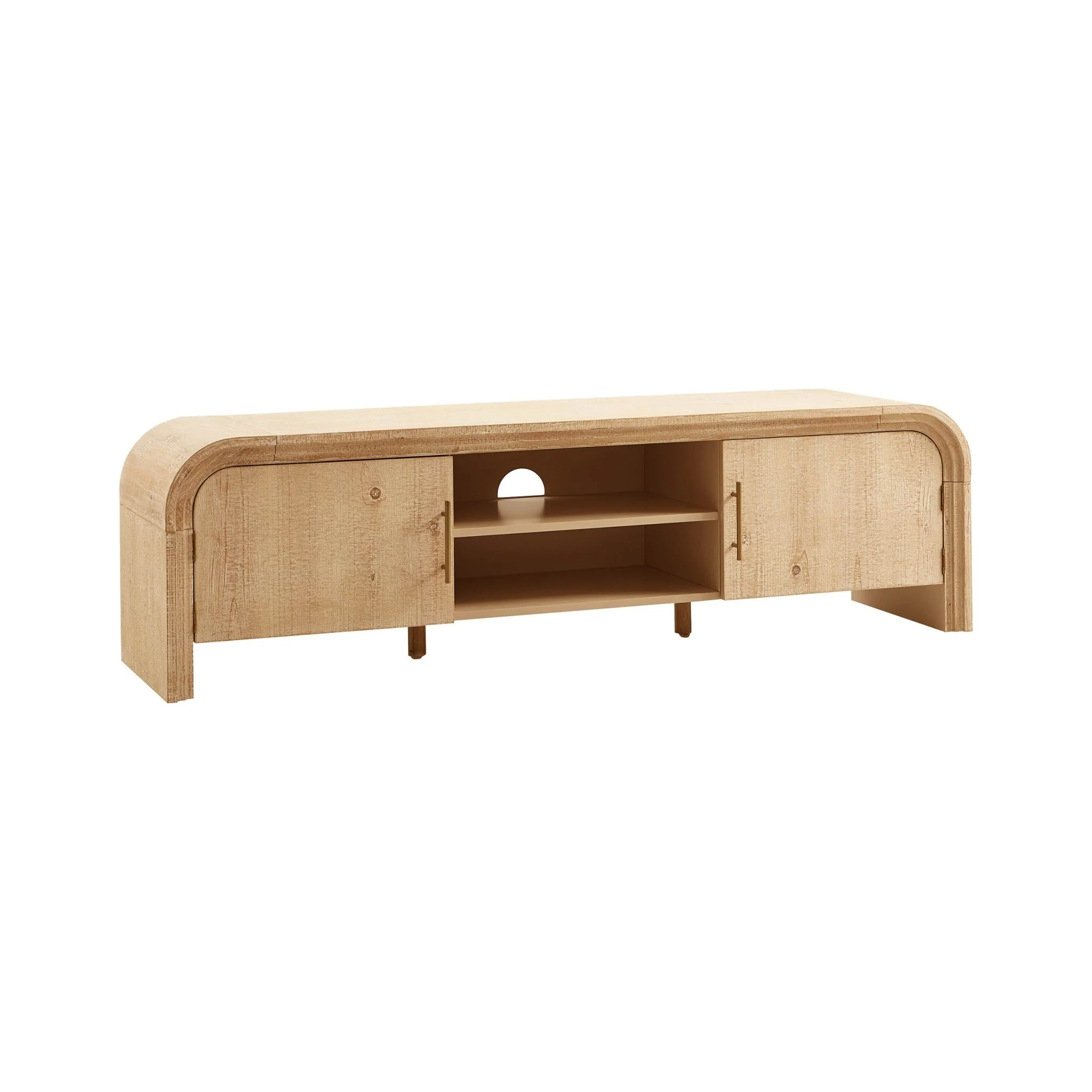 Alora Tv Unit for TVs up to 60"- Washed Wood - Image 4