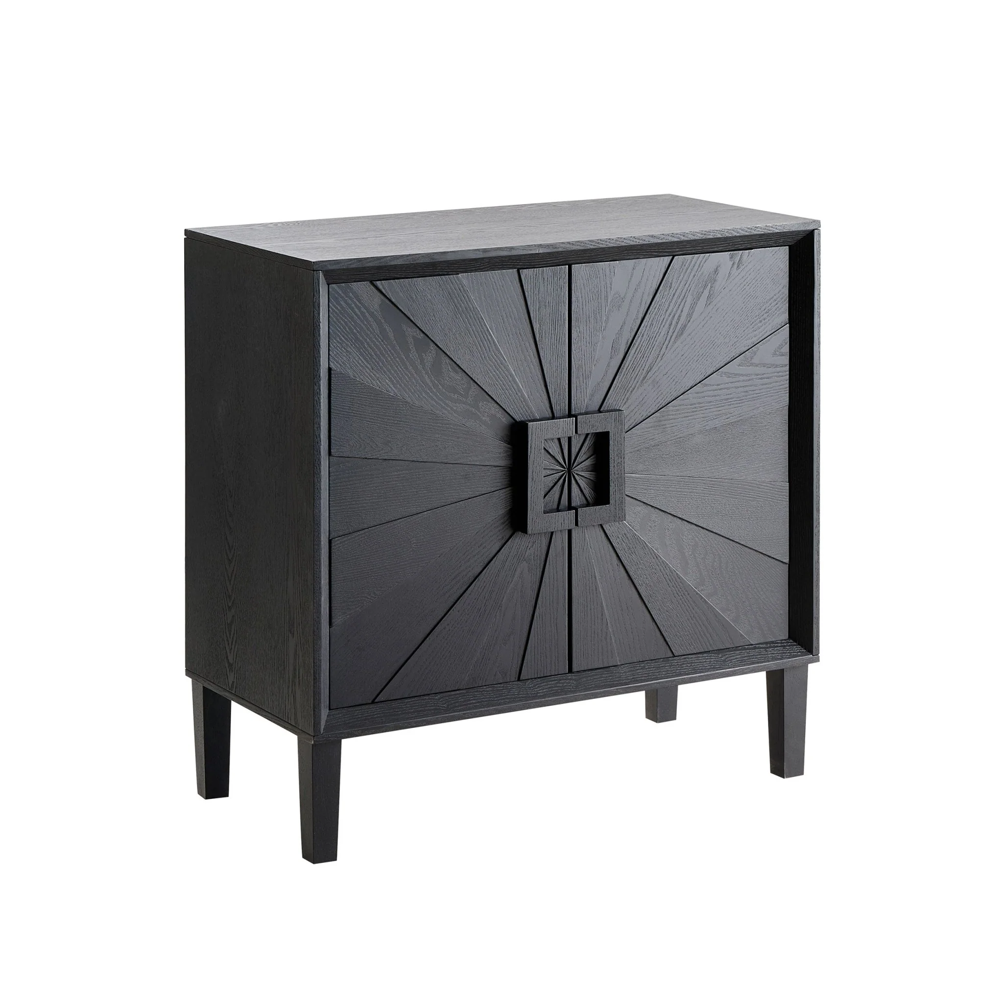 Amaya Ash 2 Door Sideboard - Black - Image 3