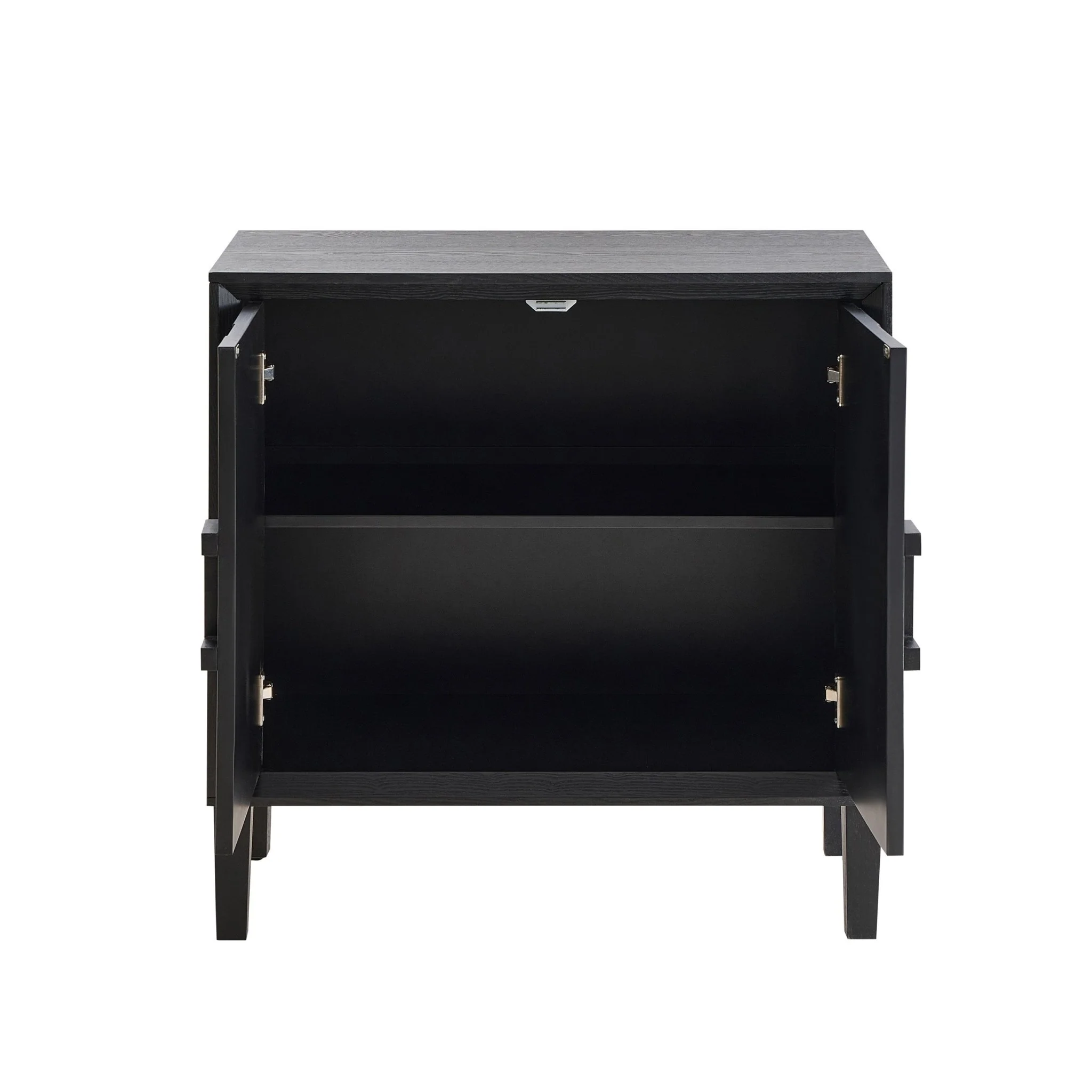 Amaya Ash 2 Door Sideboard - Black - Image 4