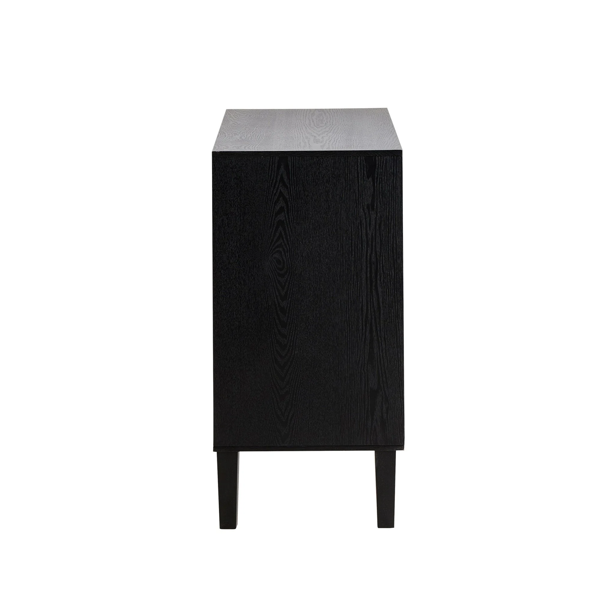 Amaya Ash 2 Door Sideboard - Black - Image 5