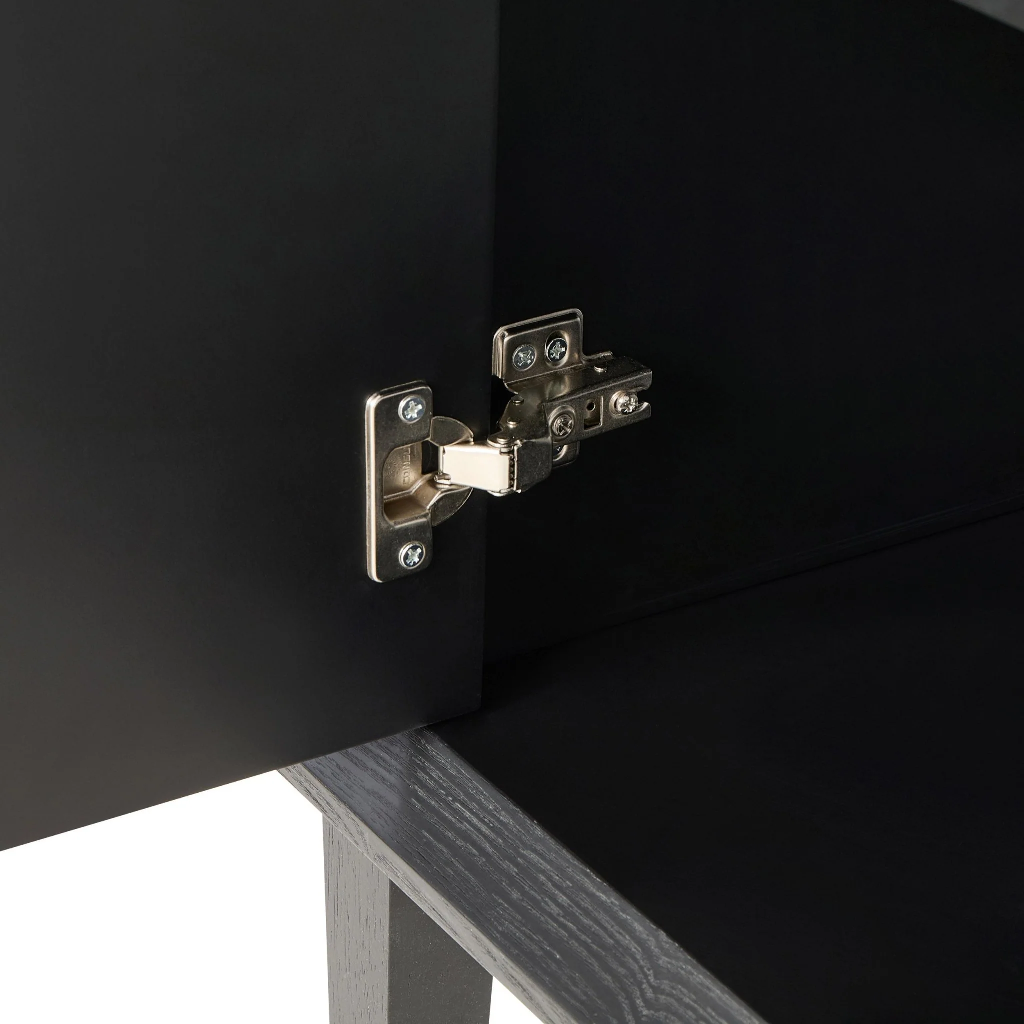 Amaya Ash 2 Door Sideboard - Black - Image 7