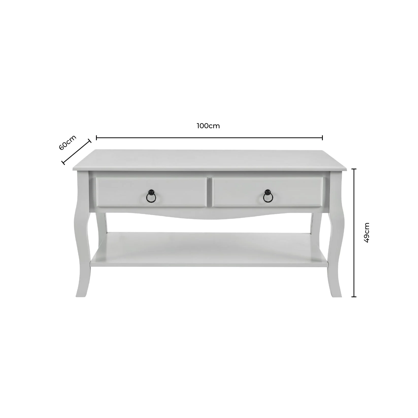 Amelie Coffee Table - Stone - Image 9