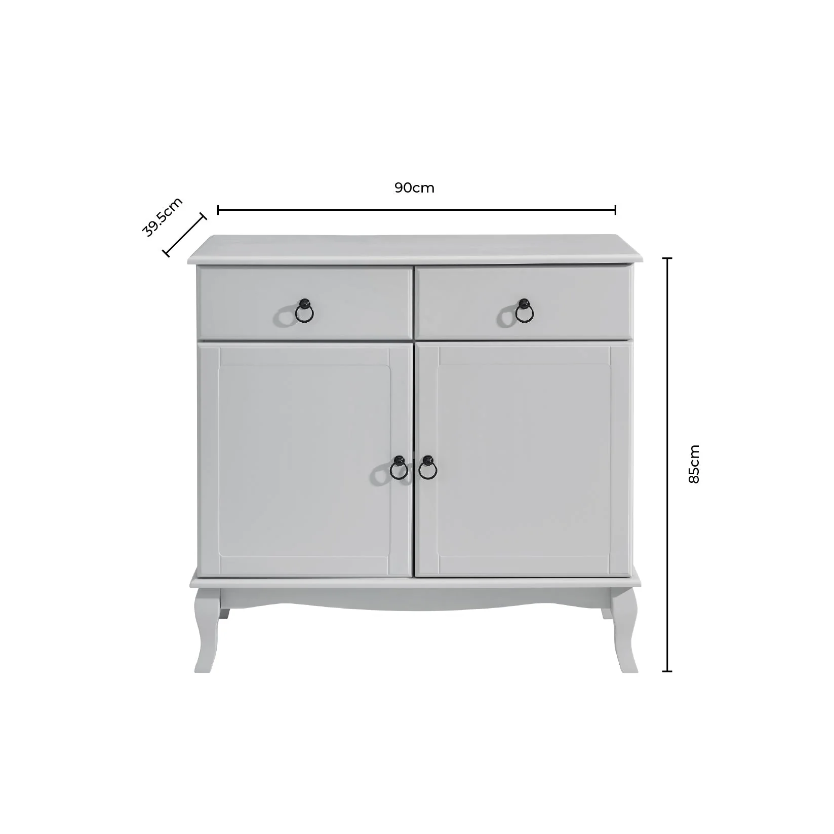 Amelie Sideboard - Light Grey - Image 10
