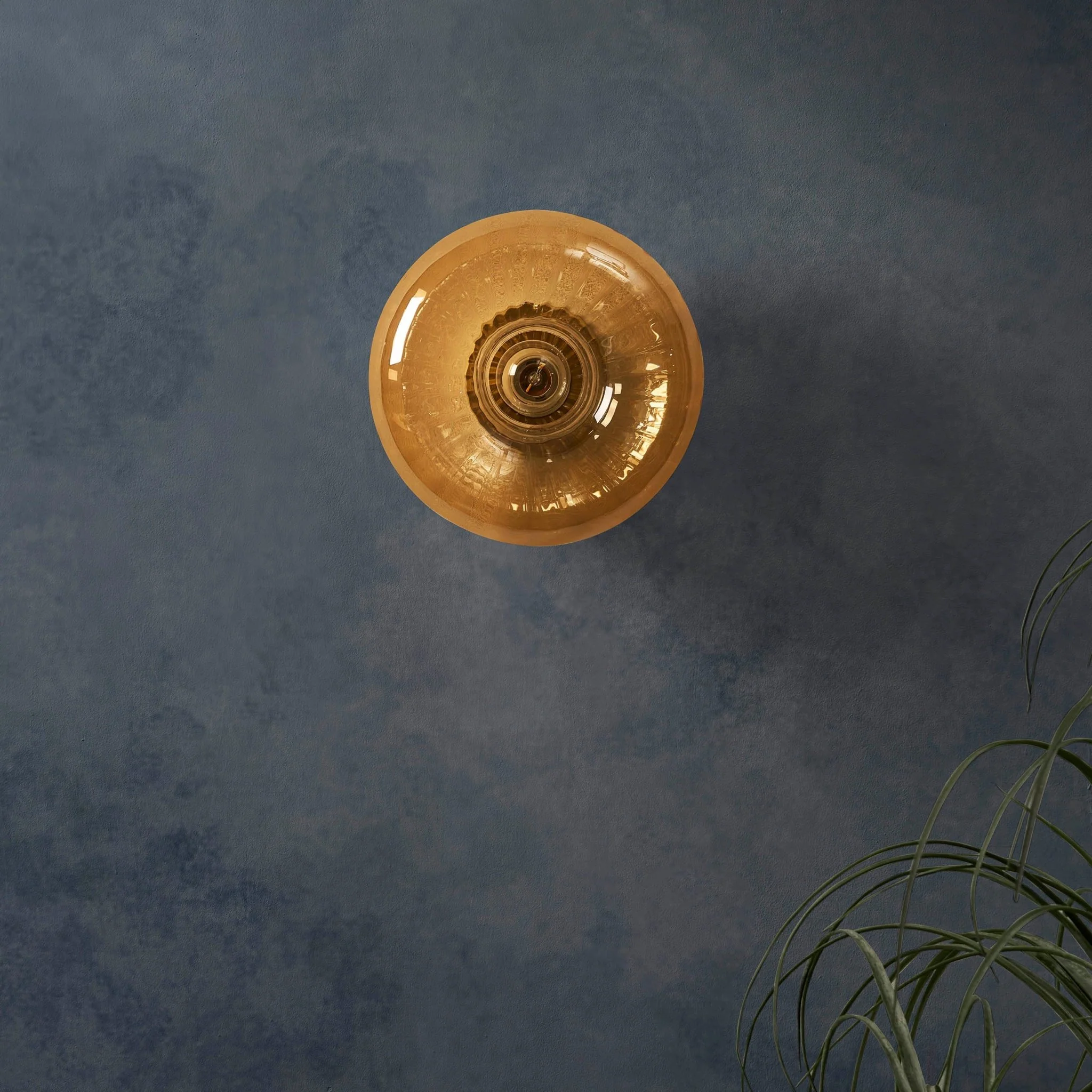 Anillo Glass Ring Wall Light - Amber - Image 2