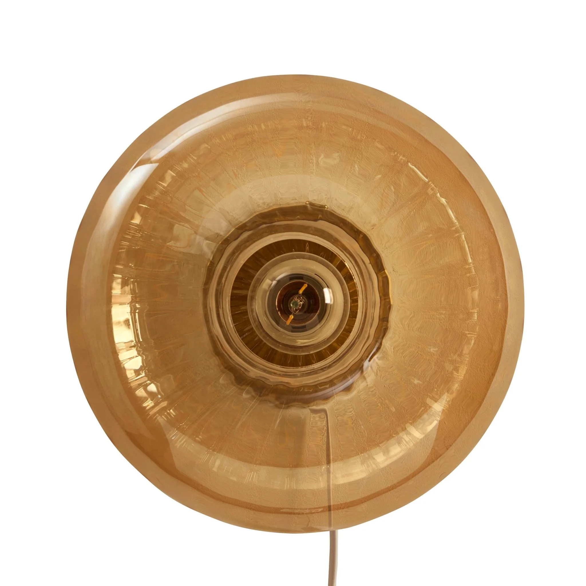 Anillo Glass Ring Wall Light - Amber - Image 3