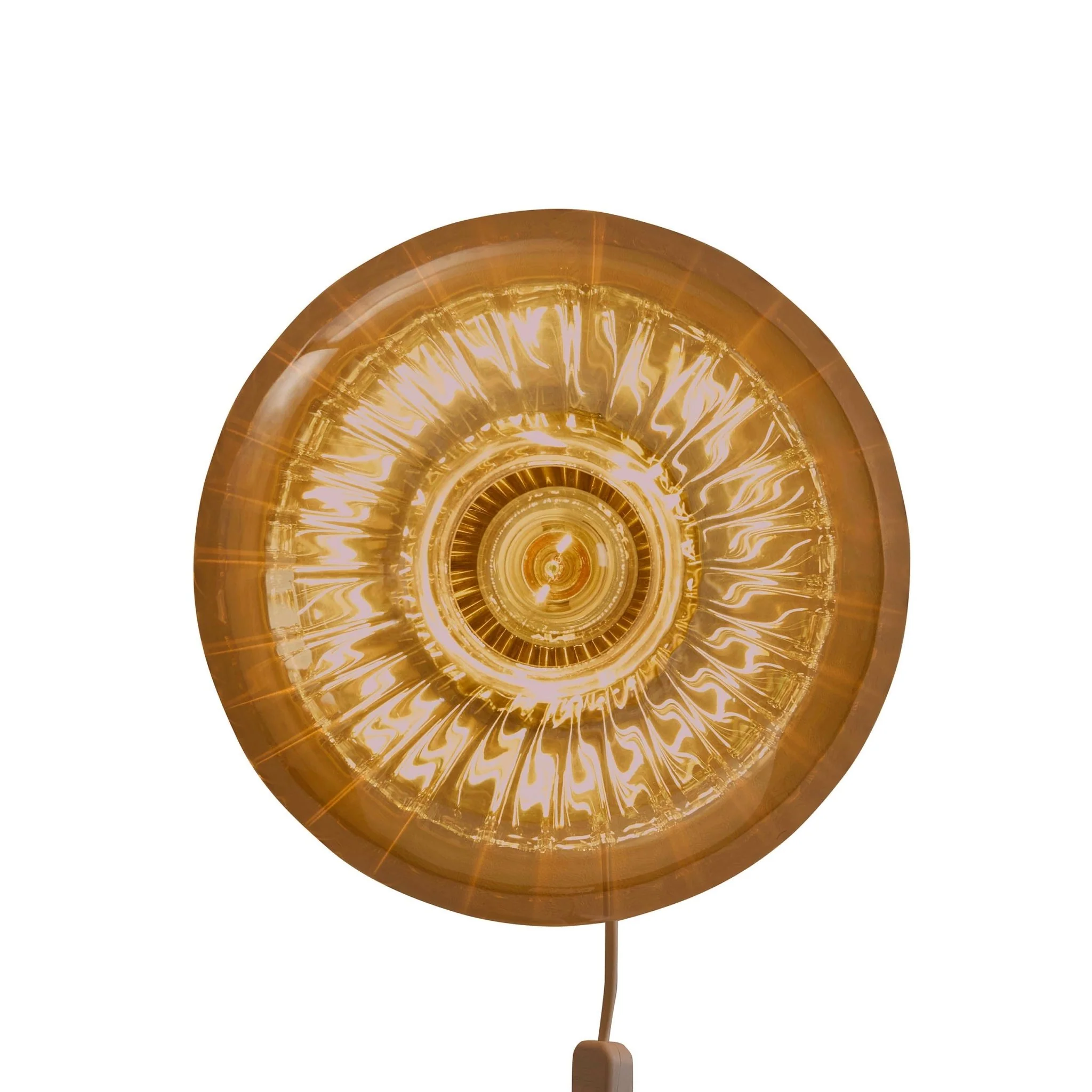 Anillo Glass Ring Wall Light - Amber - Image 4