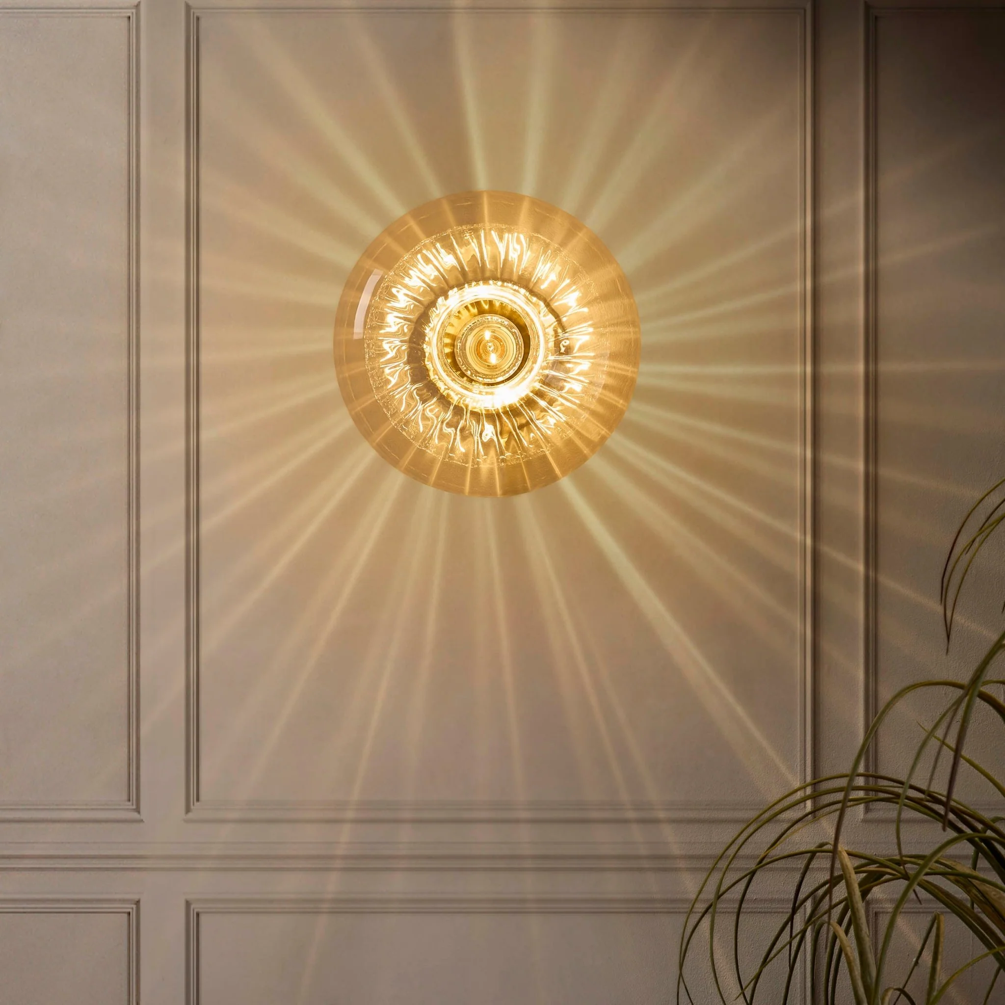 Anillo Glass Ring Wall Light - Clear