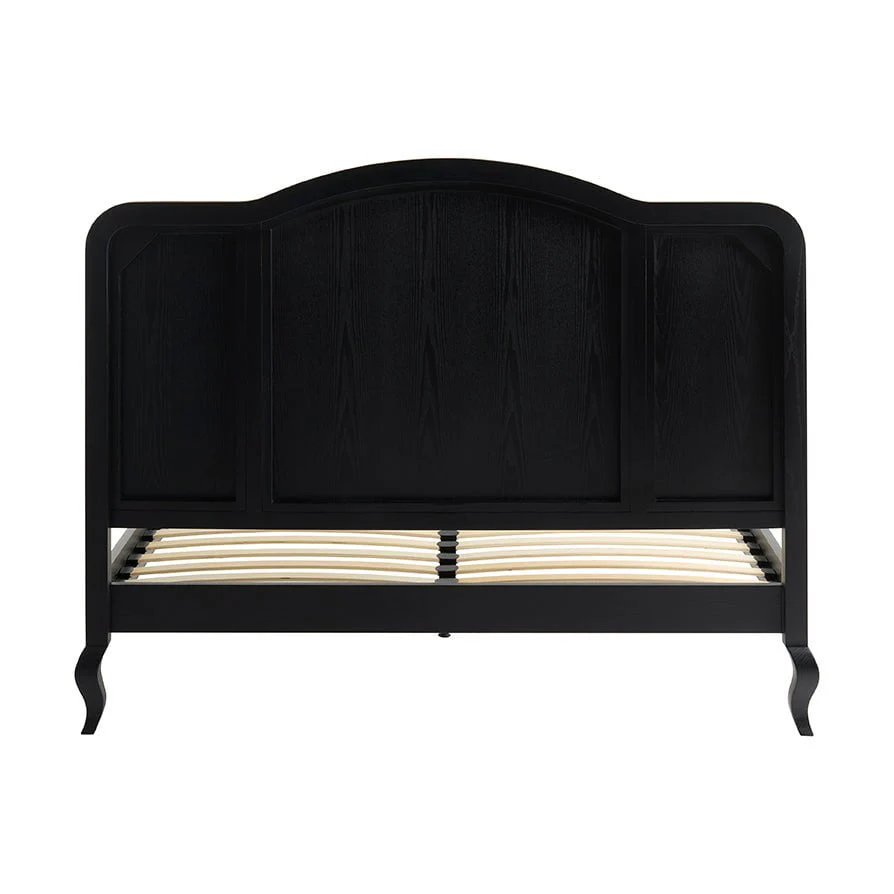 Annecy Rattan Bed Frame - Black - Image 9