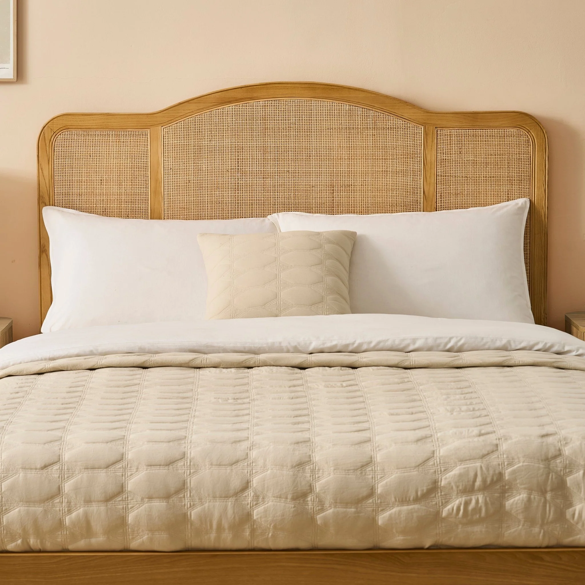 Annecy Rattan Bed Frame - Natural - Image 5