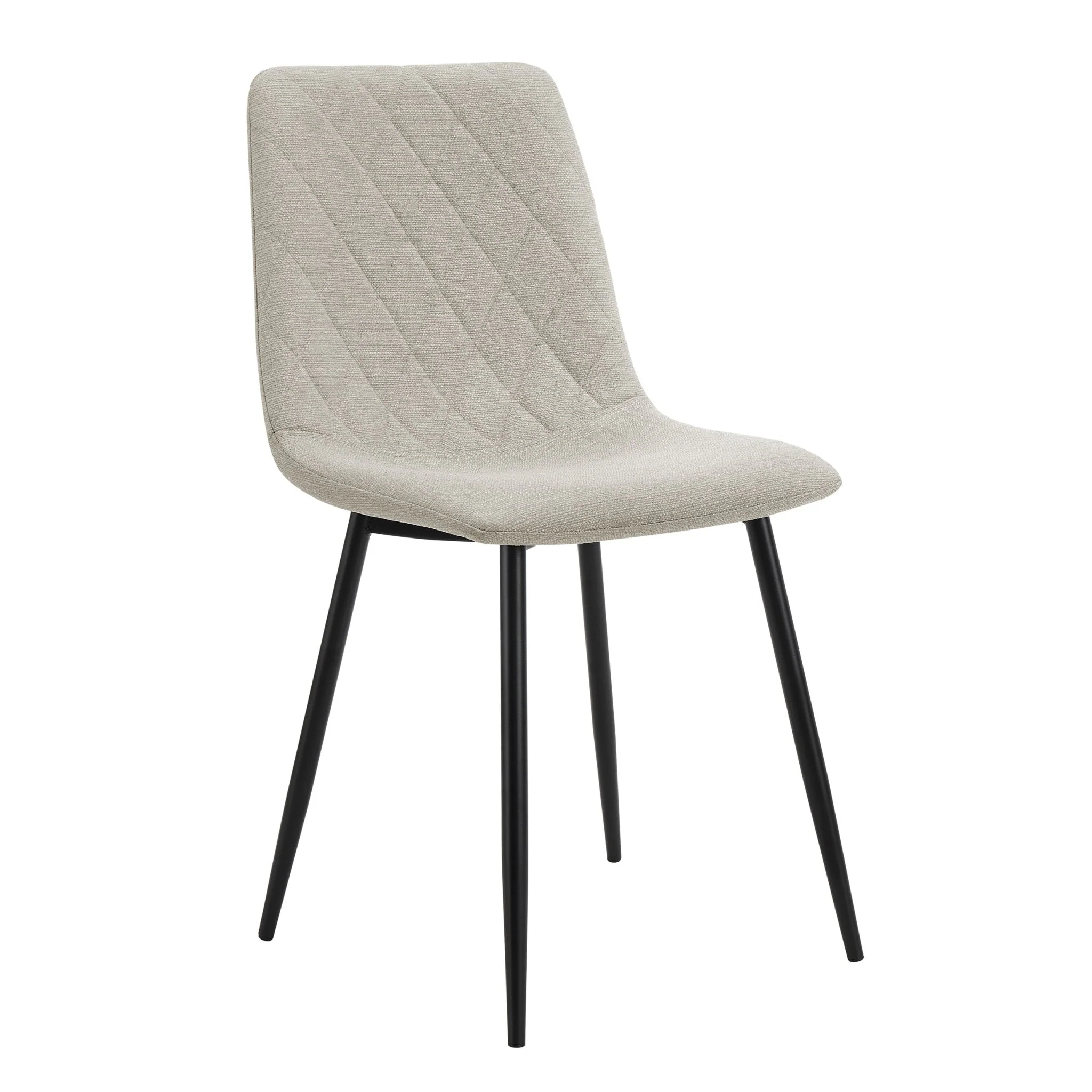 Annie Set Of 2 Dining Chairs - Linen - Stone Grey - Image 3