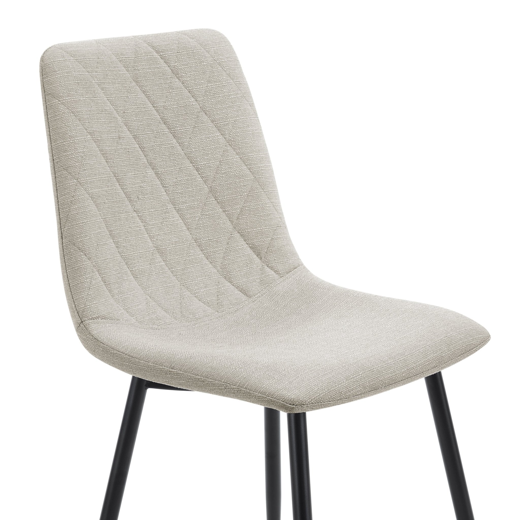 Annie Set Of 2 Dining Chairs - Linen - Stone Grey - Image 4