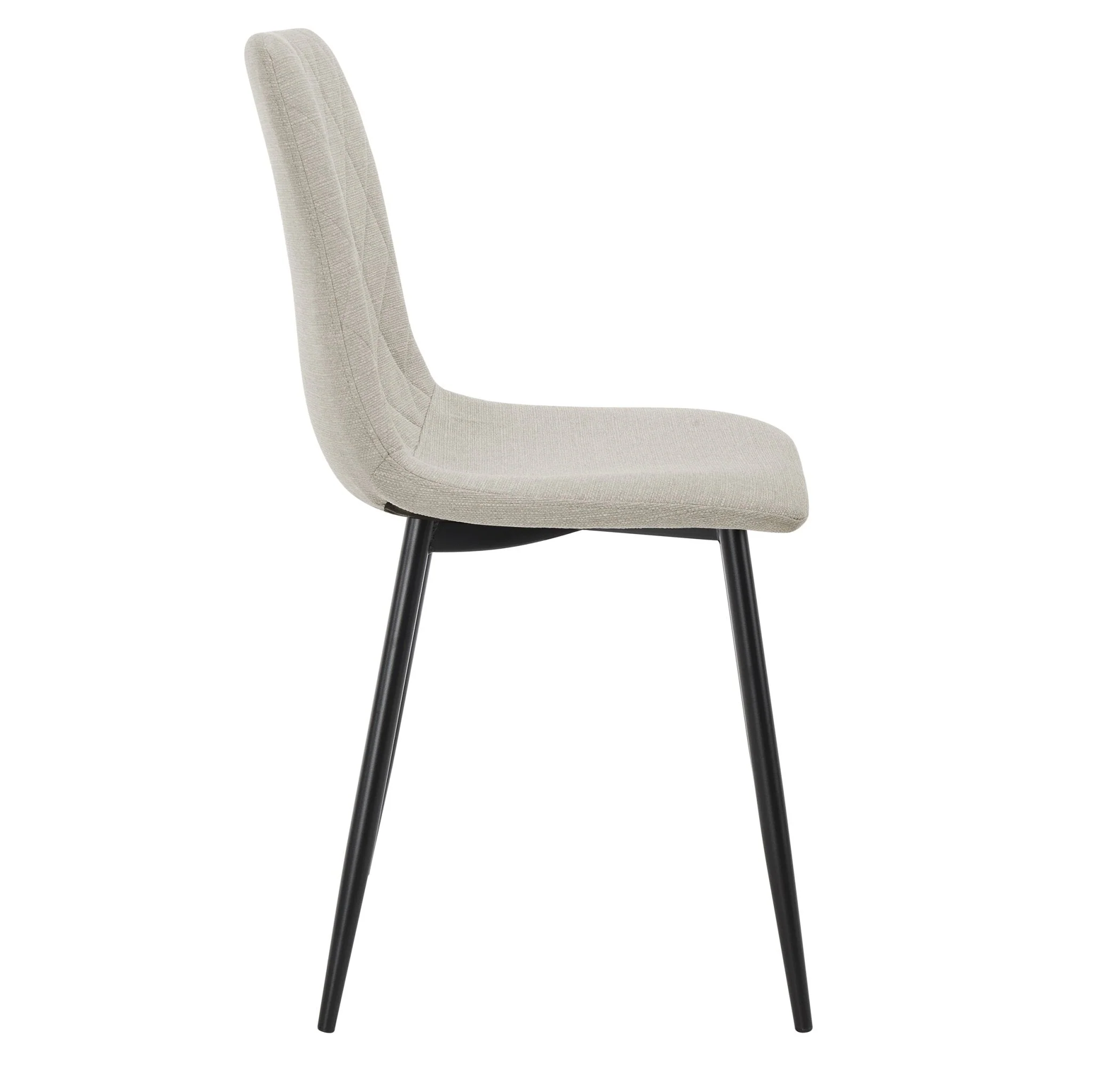 Annie Set Of 2 Dining Chairs - Linen - Stone Grey - Image 5