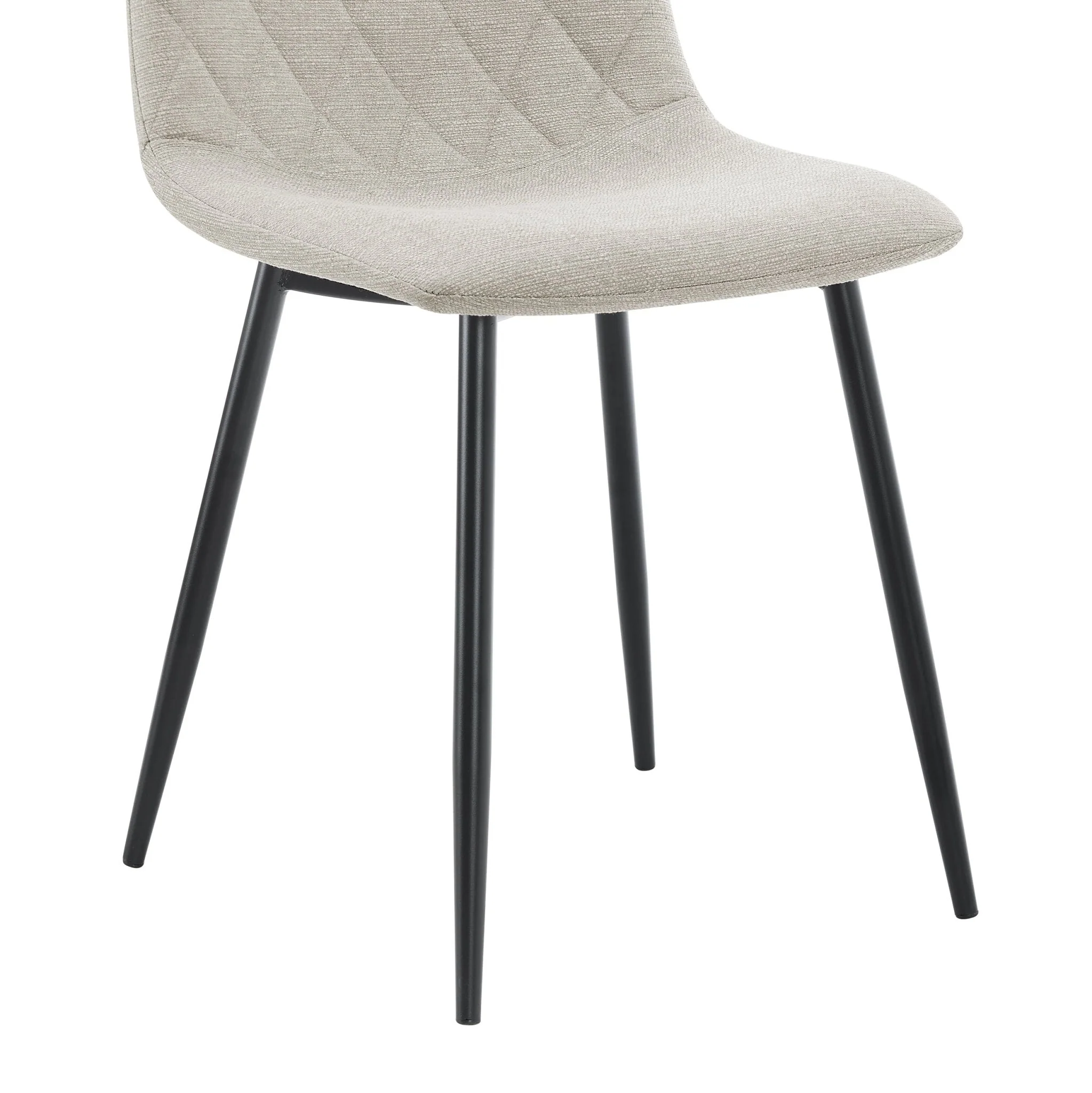Annie Set Of 2 Dining Chairs - Linen - Stone Grey - Image 7