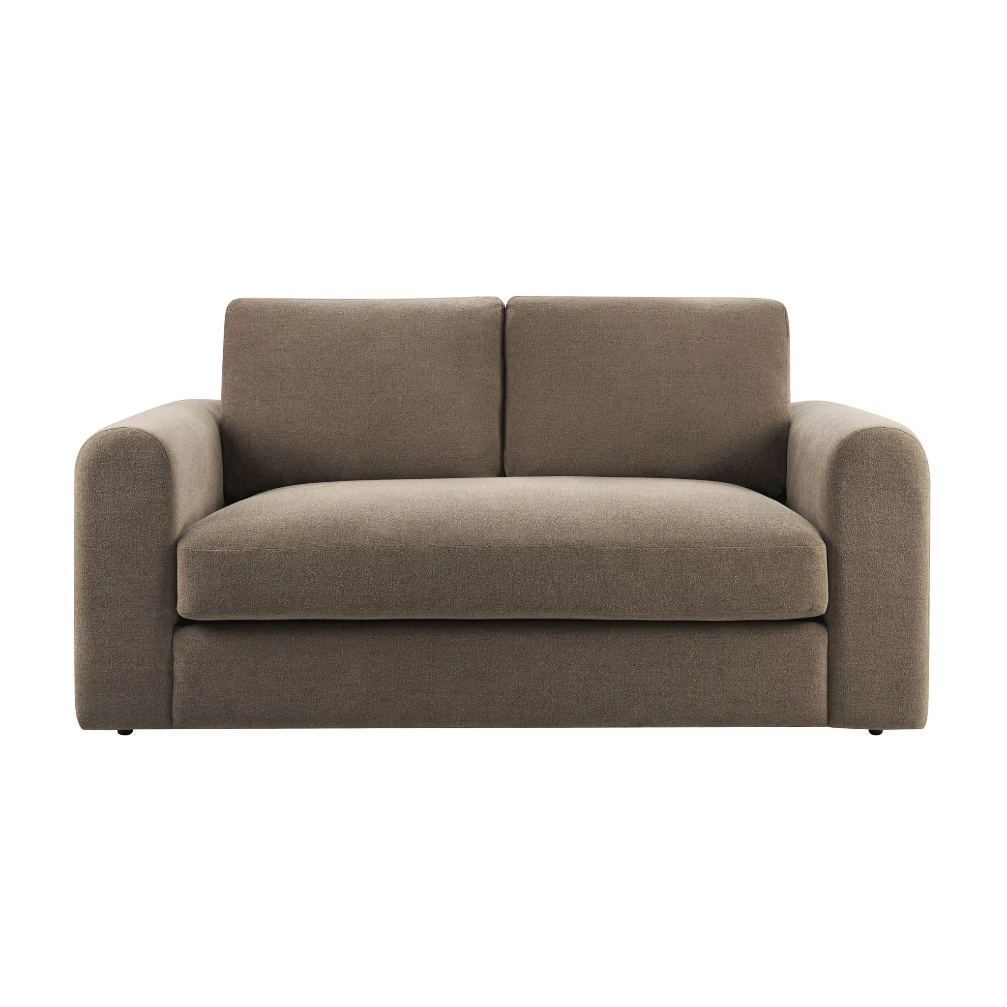 Antalya 2 Seater Sofa - Chenille Mushroom - Image 2
