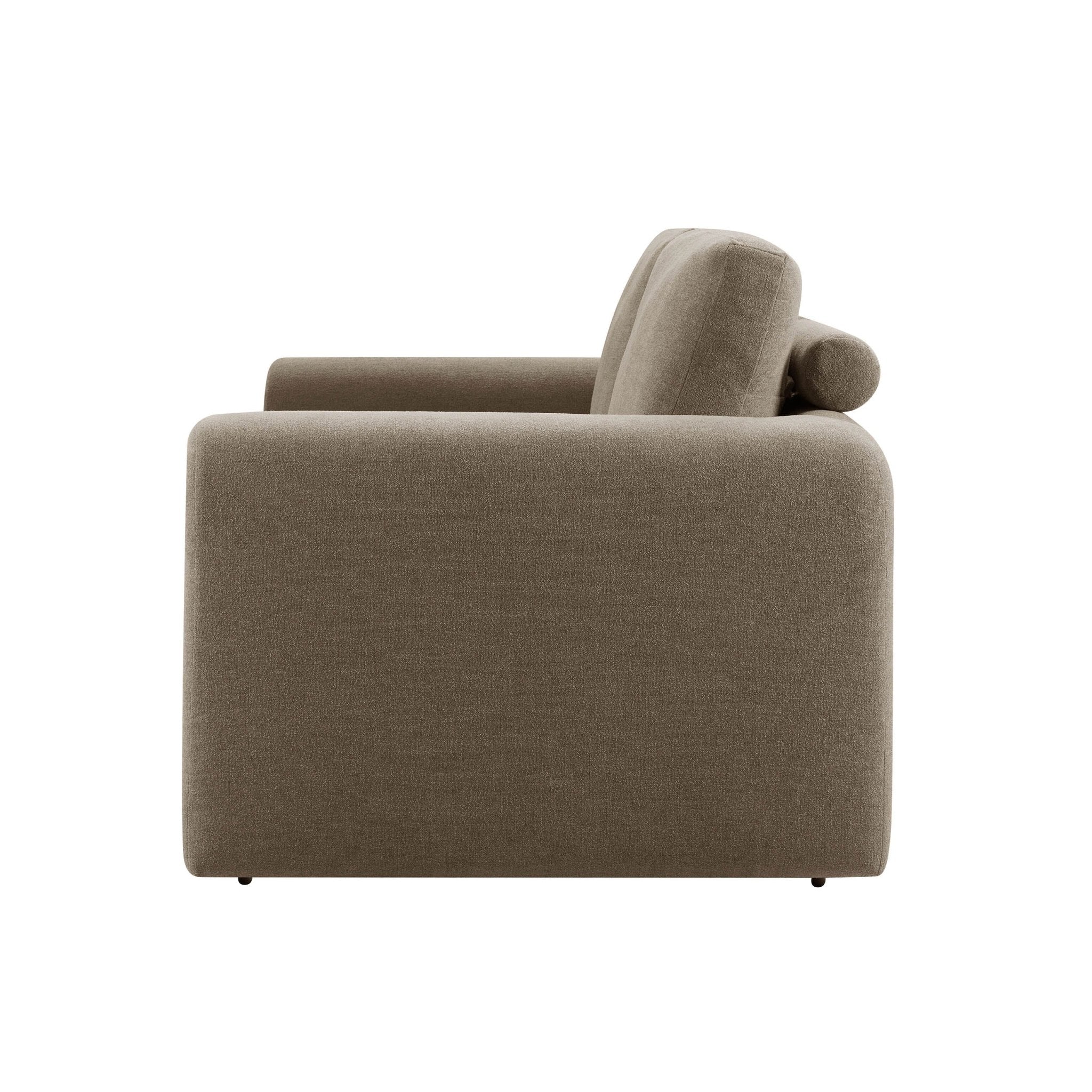 Antalya 2 Seater Sofa - Chenille Mushroom - Image 3