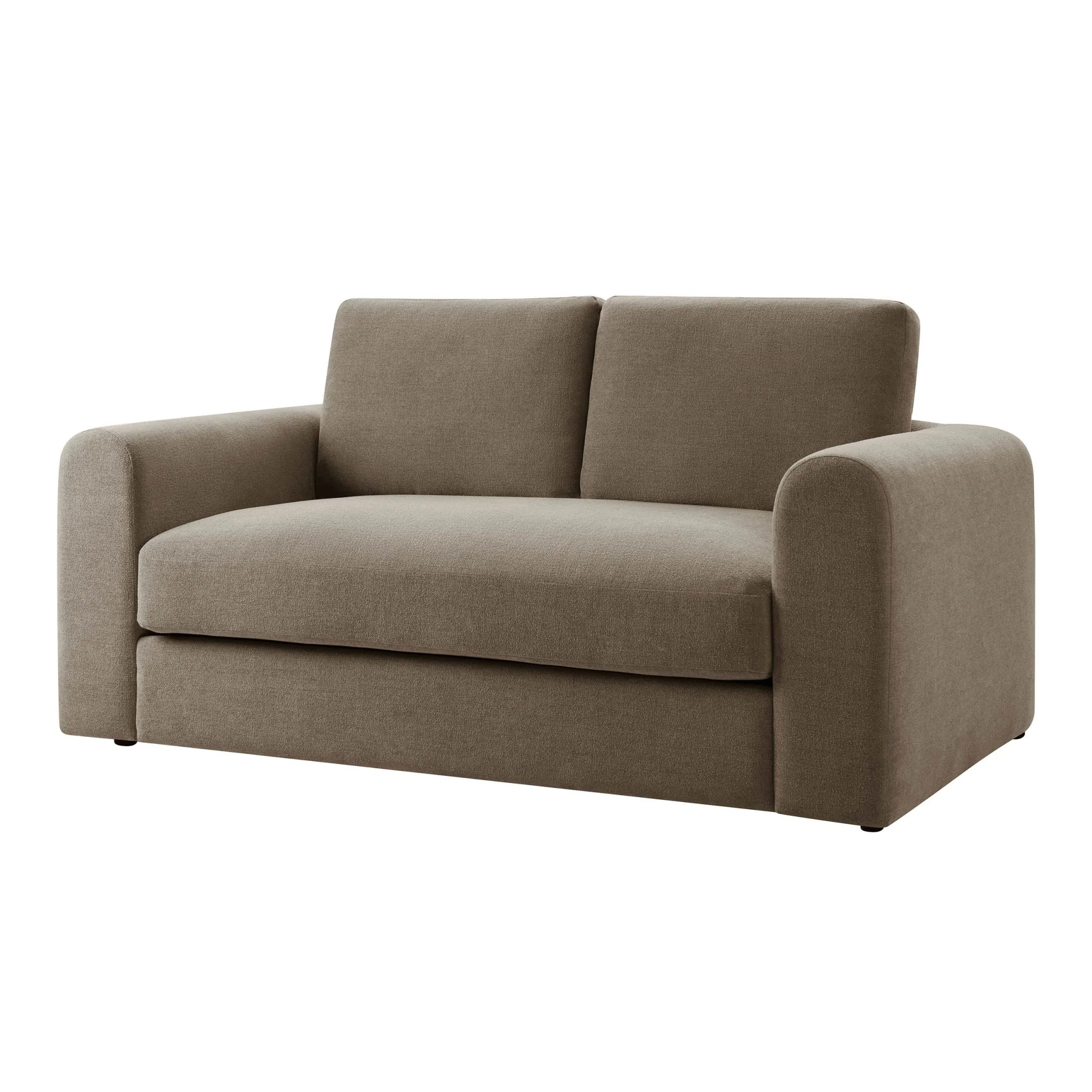 Antalya 2 Seater Sofa - Chenille Mushroom - Image 4