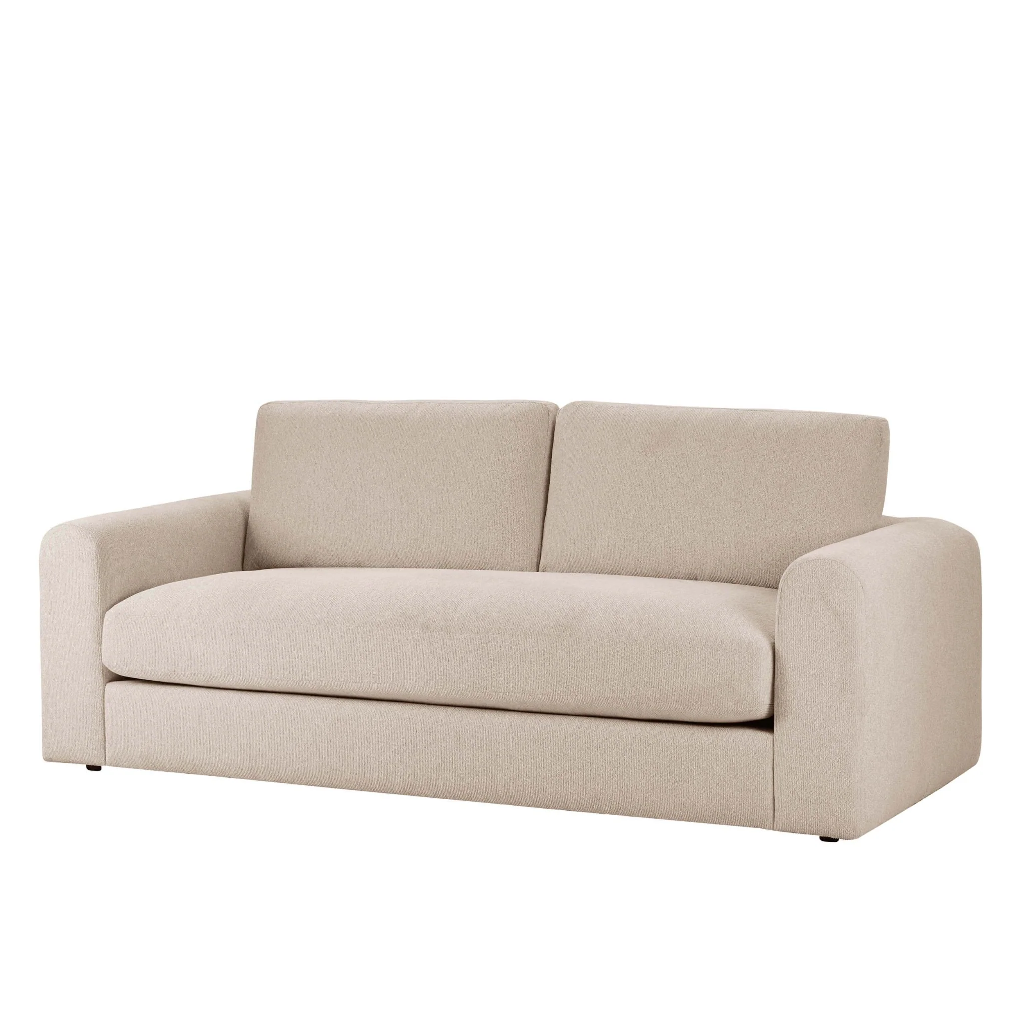 Antalya 3 Seater Sofa - Sand Boucle - Image 3