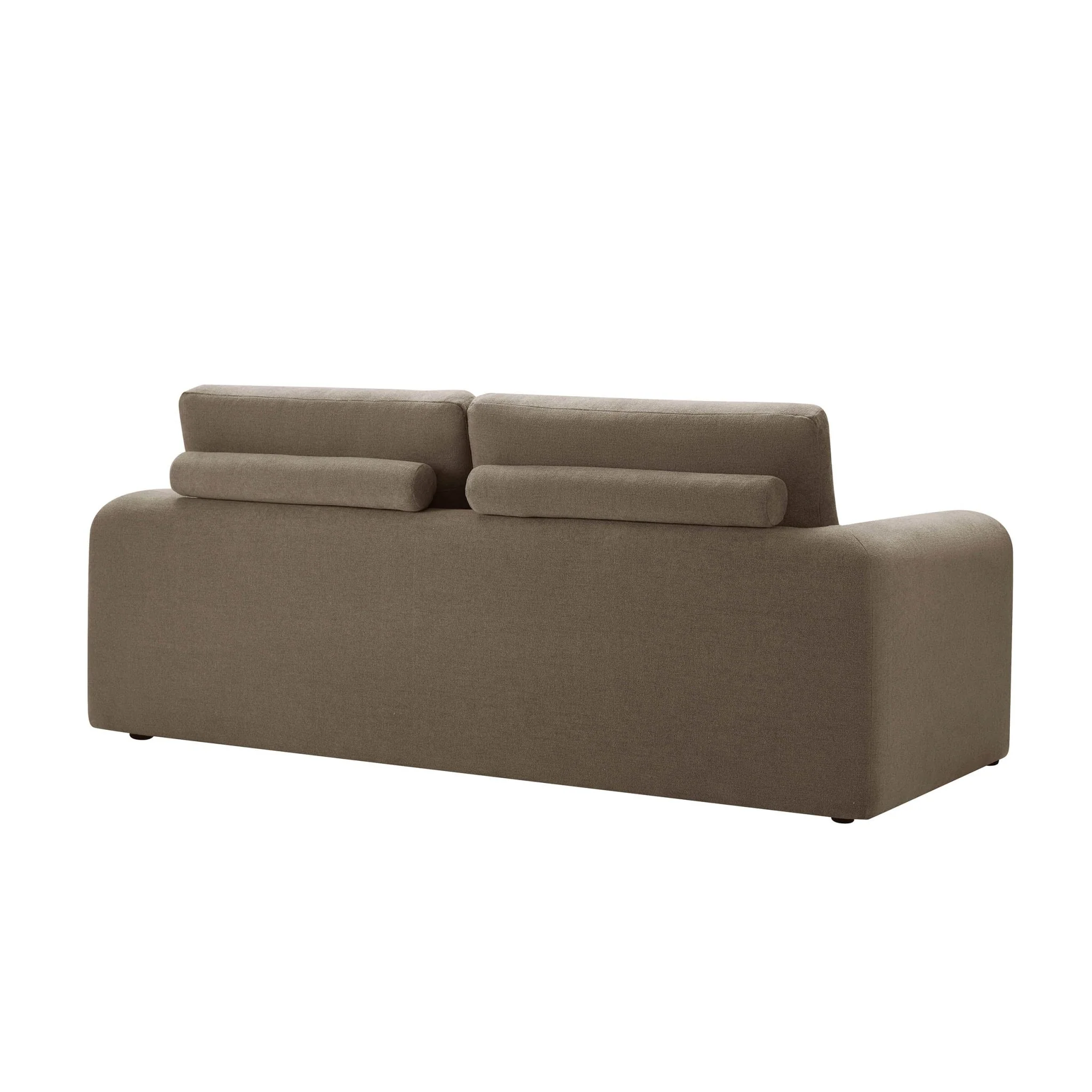 Antalya 3 Seater Sofa - Chenille Mushroom - Image 4