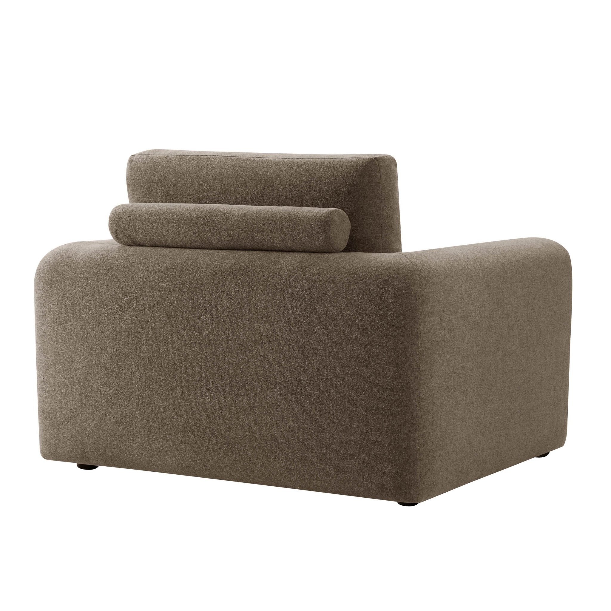 Antalya Loveseat - Chenille Mushroom - Image 3