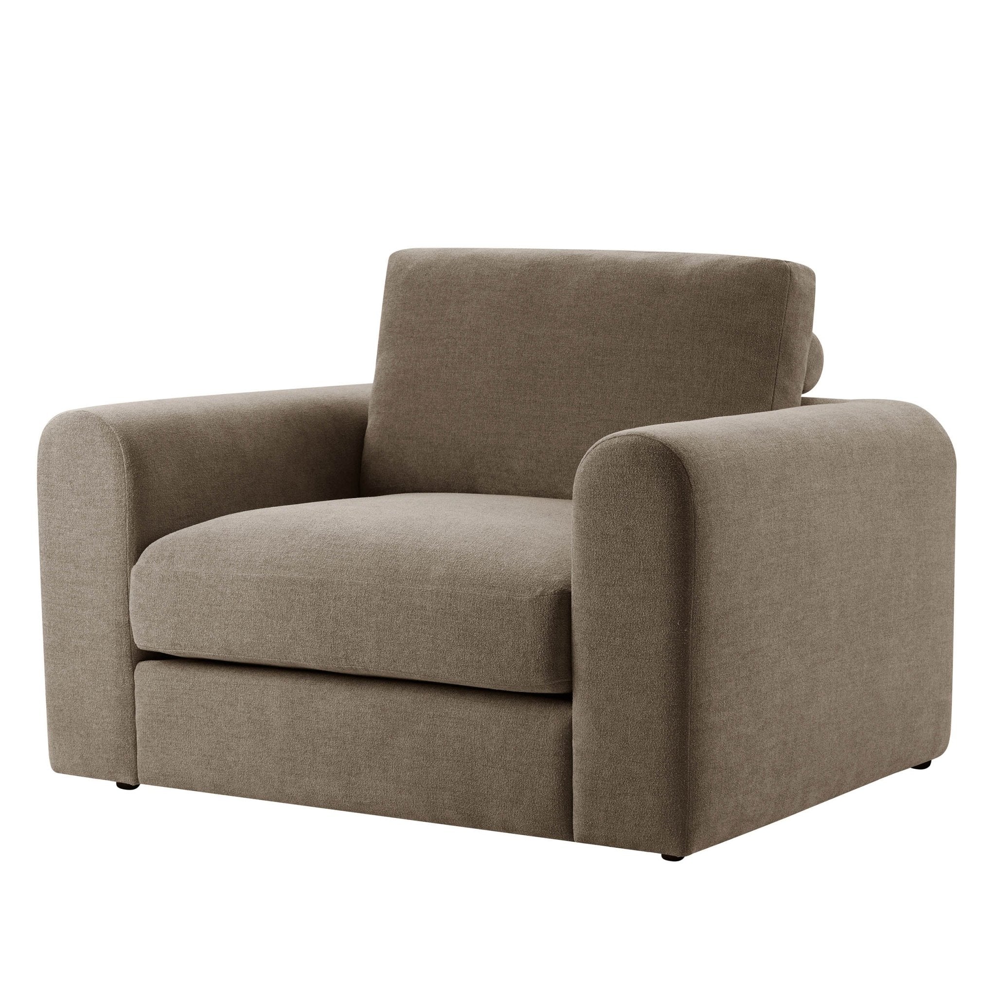 Antalya Loveseat - Chenille Mushroom - Image 4
