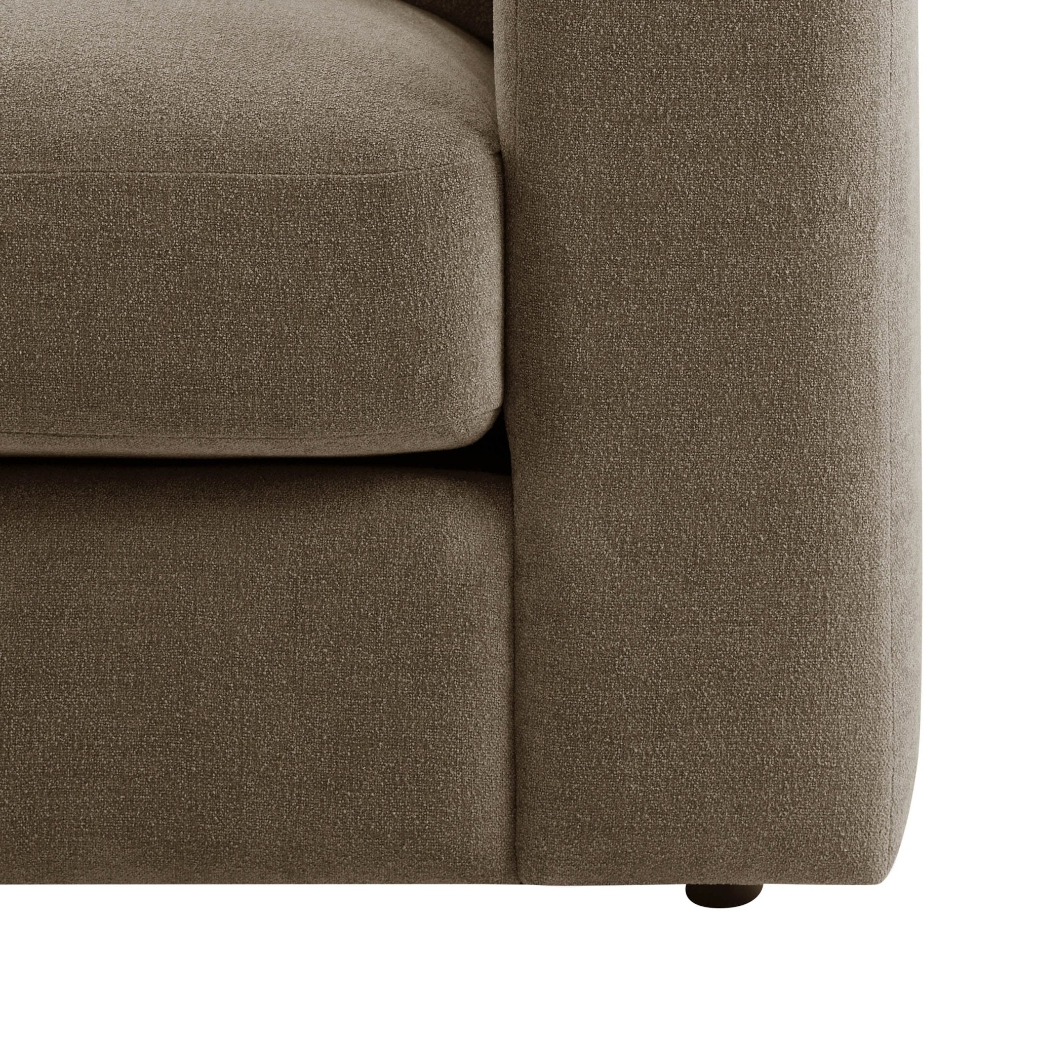 Antalya Loveseat - Chenille Mushroom - Image 5
