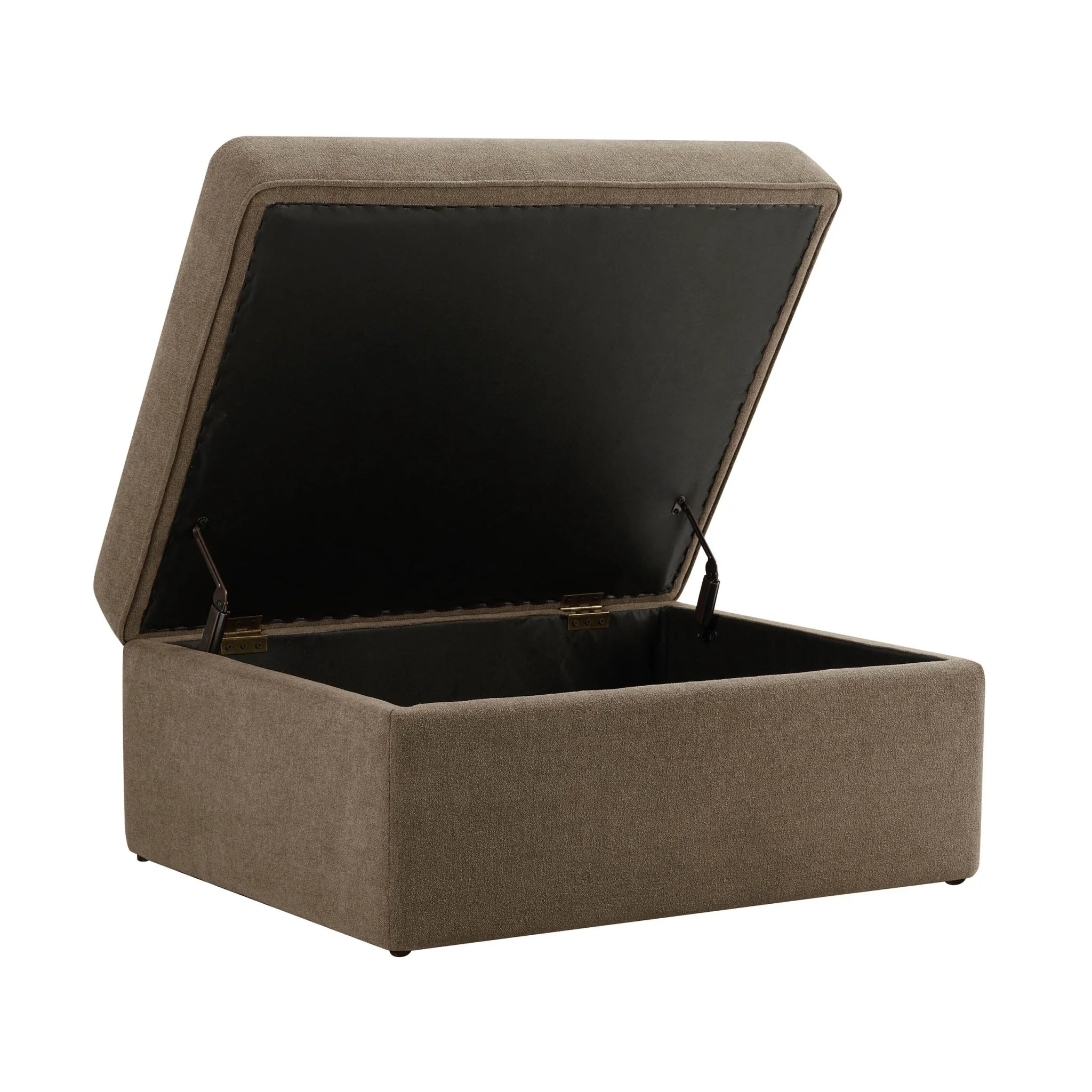 Antalya Storage Ottoman Pouffe - Chenille Mushroom - Image 2